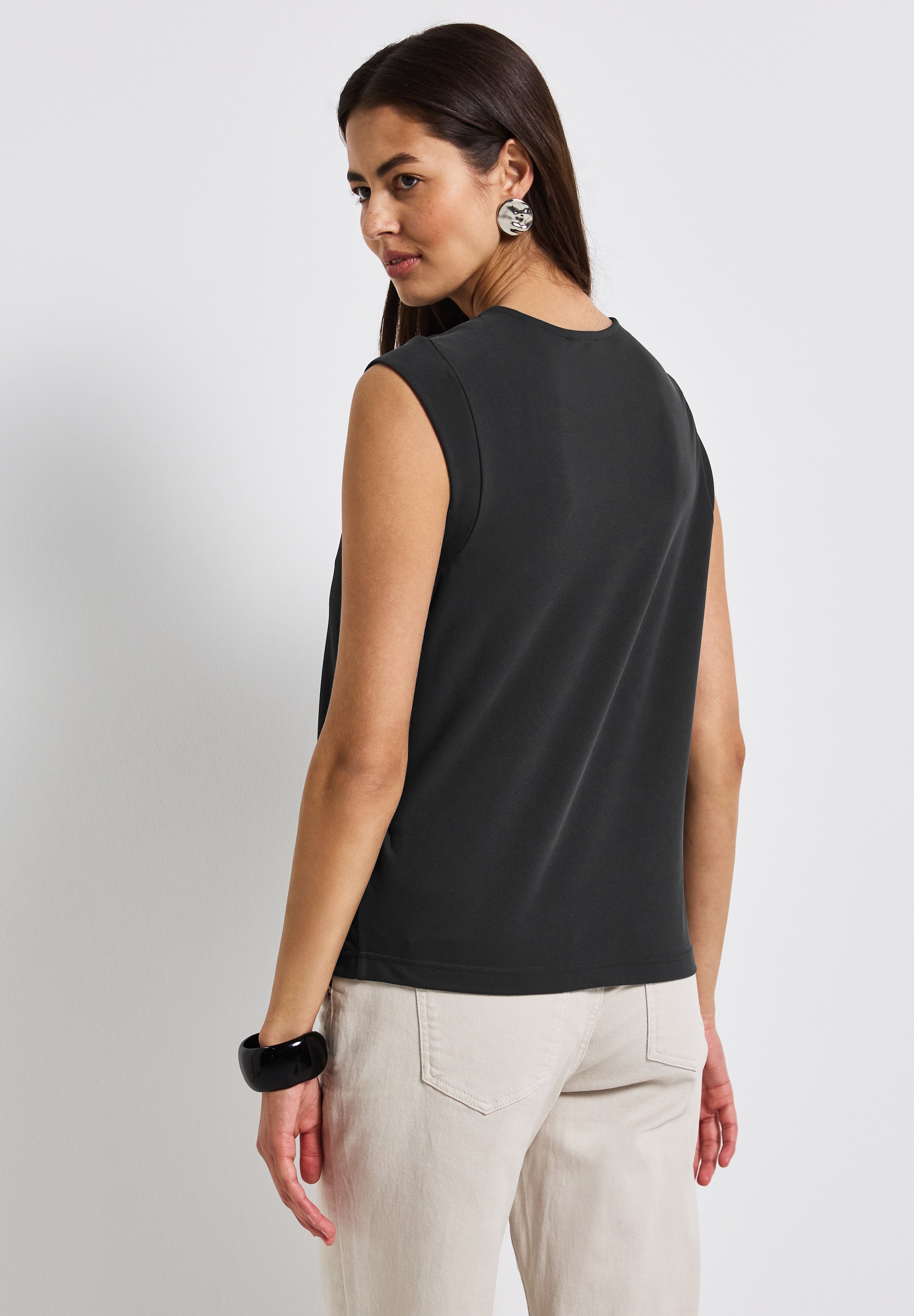 STREET ONE T-Shirt, mit V-Ausschnitt günstig online kaufen