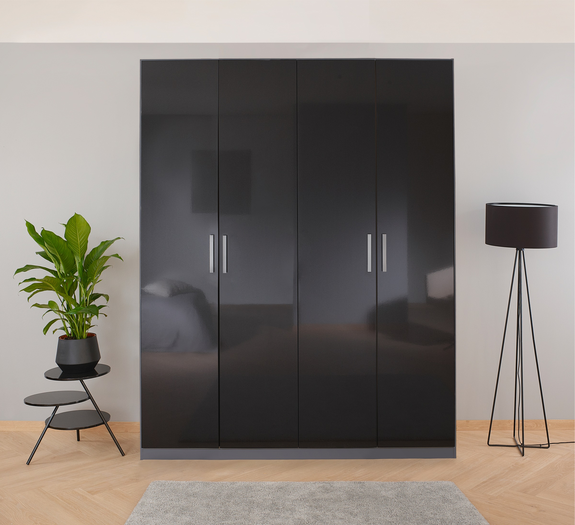 rauch Drehtürenschrank "Kleiderschrank Schrank Garderobe KOLUNA mit Hochgla günstig online kaufen