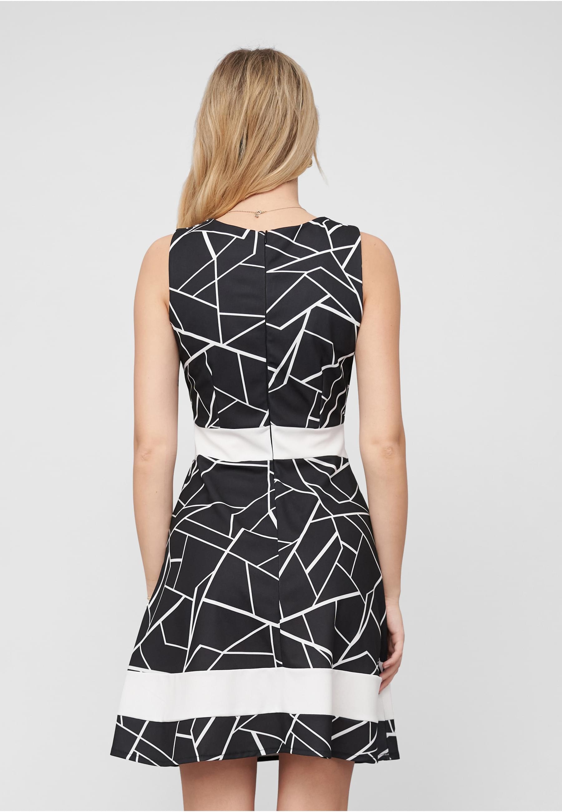 CLOUD 5IVE Shirtkleid »CLOUD 5IVE Dress with Abstract Print and Zipper on the back« 1 Stk. tlg.