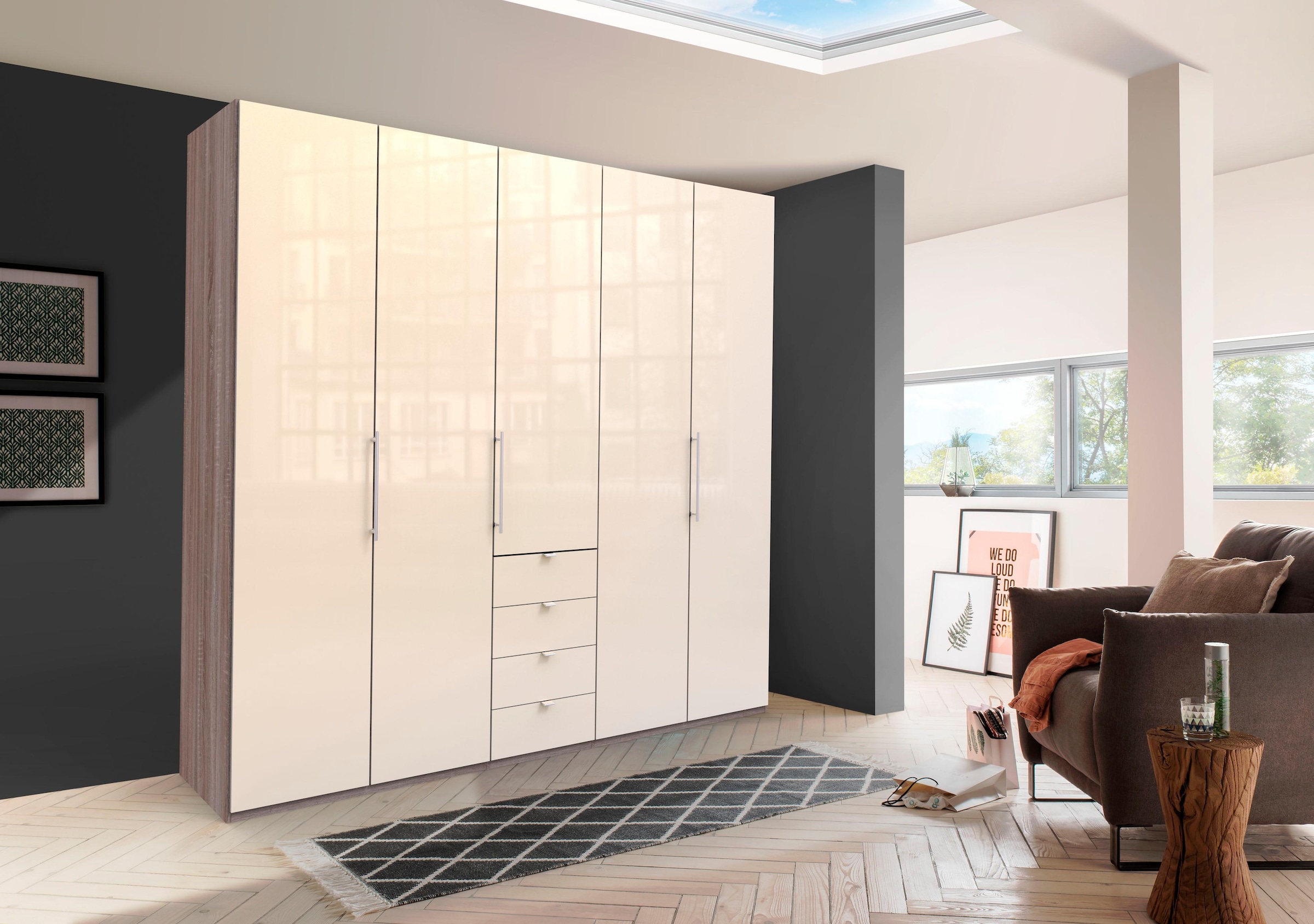 Kleiderschrank »Loft«, Glasfront