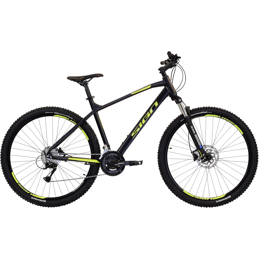 SIGN Mountainbike, 27 Gang, Shimano, ACERA RD-T3000 Schaltwerk