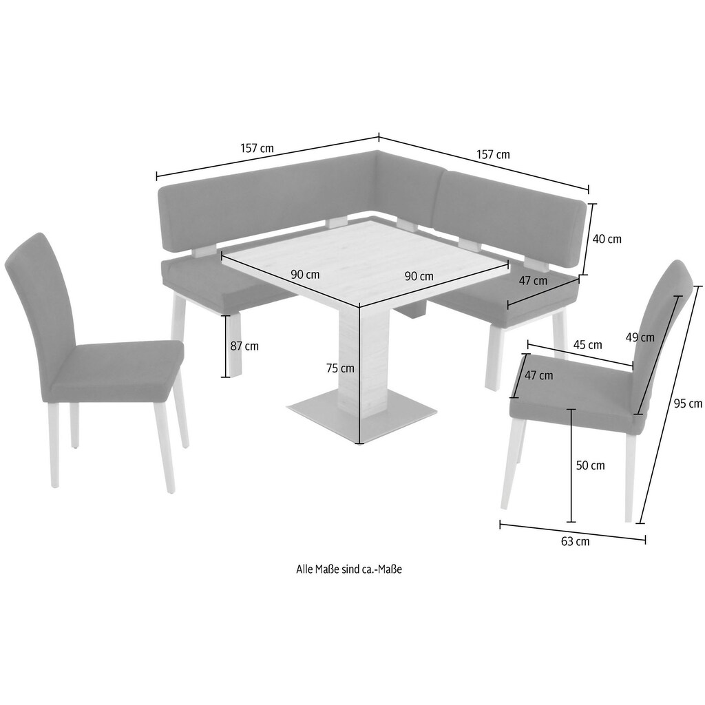 K+W Komfort & Wohnen Eckbankgruppe »Santos I«