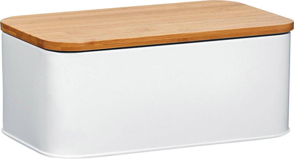 Zeller Present Weiß Brotkasten Länge Ca. 31 Cm von Baur
