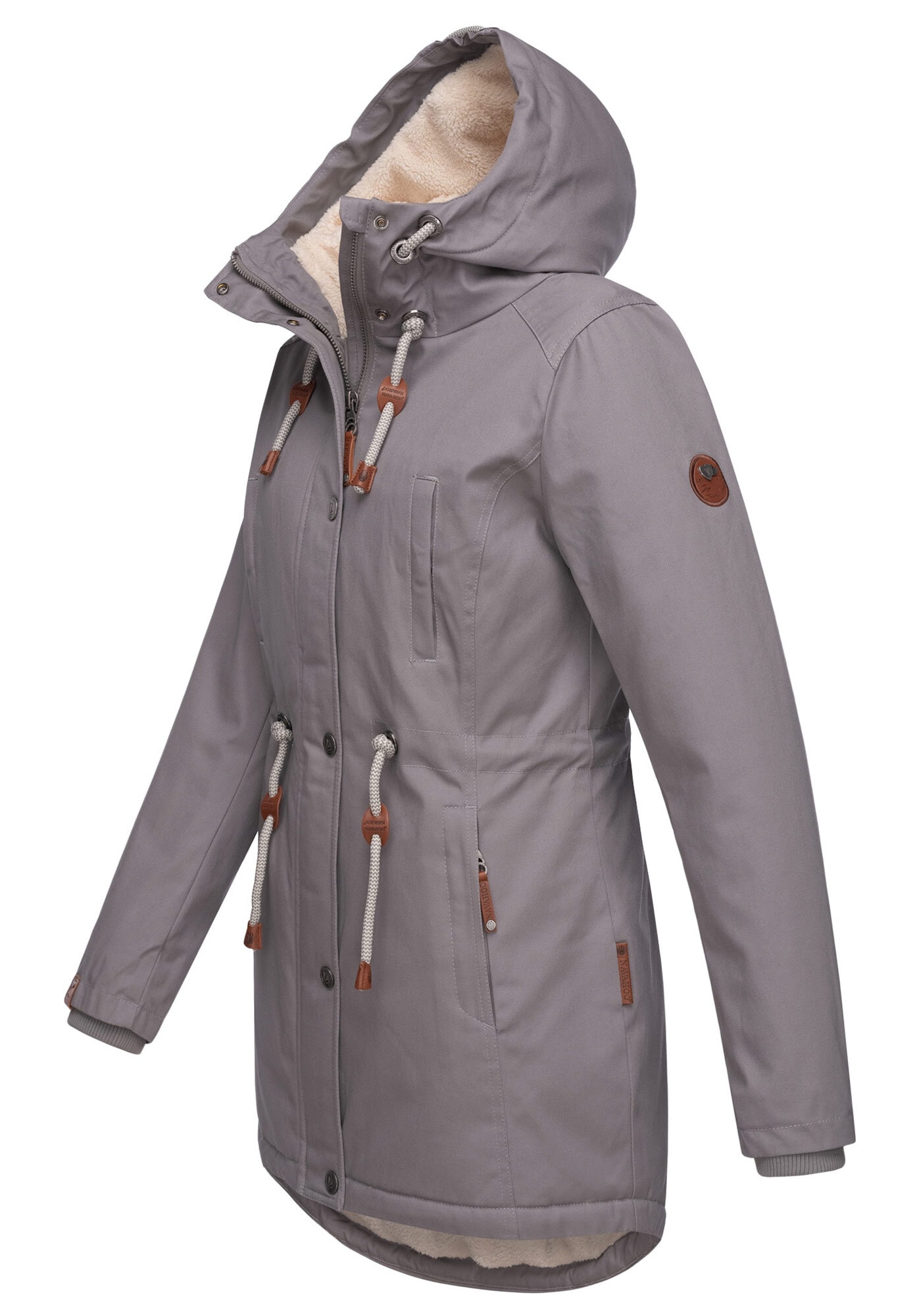 Navahoo Winterjacke »Ireliaa«, mit warmen Teddyfell