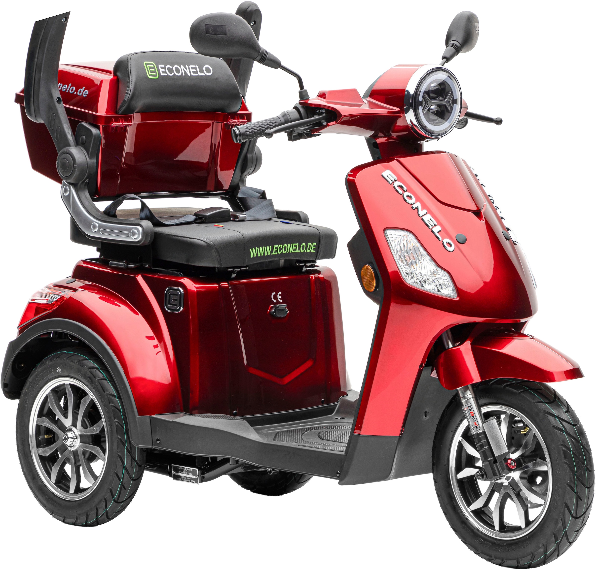 ECONELO Elektromobil »Seniorenmobil P1000, Lithium-Akku, 25 km/h, 1000 Watt« 1.000 W 25 km/h