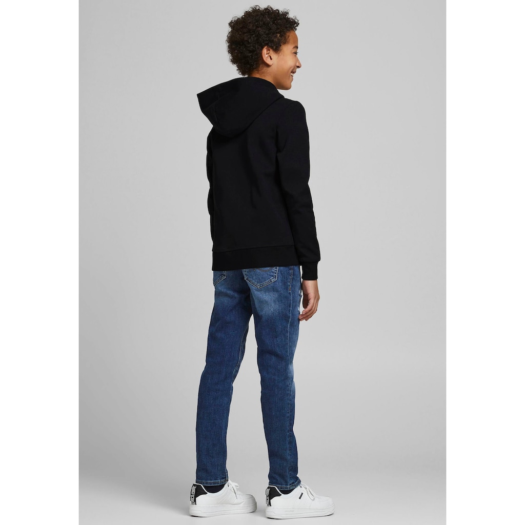 Jack & Jones Junior Kapuzensweatjacke »JJEBASIC SWEAT ZIP HOOD NOOS JNR«