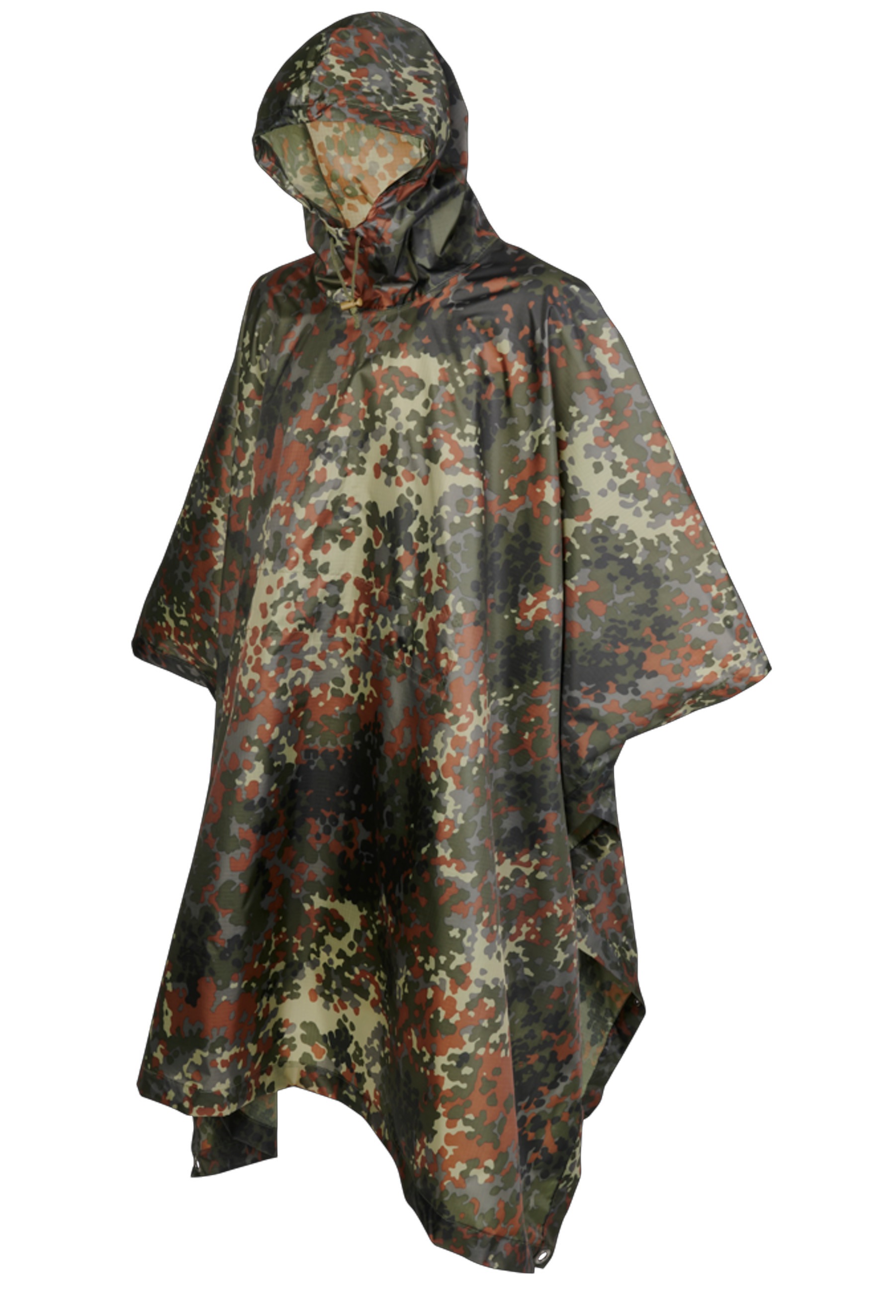 Brandit Outdoorjacke "Brandit Herren Ripstop Poncho" 1 Stk. tlg. ohne Kapuze