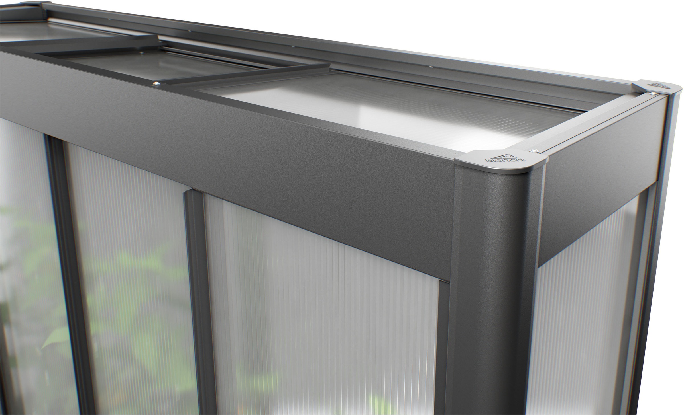 Biohort Gewächshaus »Florentina Gr. 2x0,5 MAXI, verschiedene Farben« Kompaktes Gewächshaus für hochwachsende Pflanzen