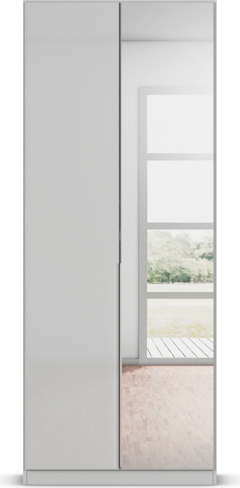rauch Drehtürenschrank »Kleiderschrank Kleiderschränke Schrank Garderobe AGORDO mit Glasfront«, (in zwei Griff-Farben), durchdachte Innenausstattung, in 6 Breiten und 2 Höhen MADE IN GERMANY