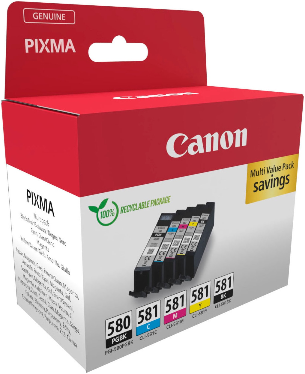 Canon Tintenpatrone »PGI-580BK/CLI-581 BK/C/...