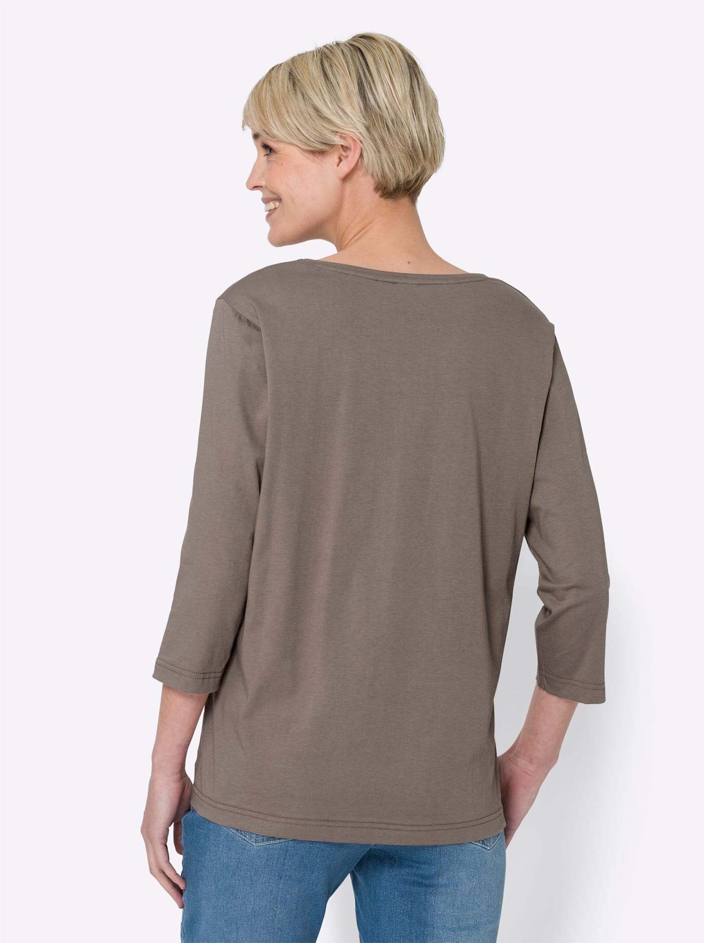 Classic Basics 3/4-Arm-Shirt "Shirt" 1 Stk. tlg. günstig online kaufen