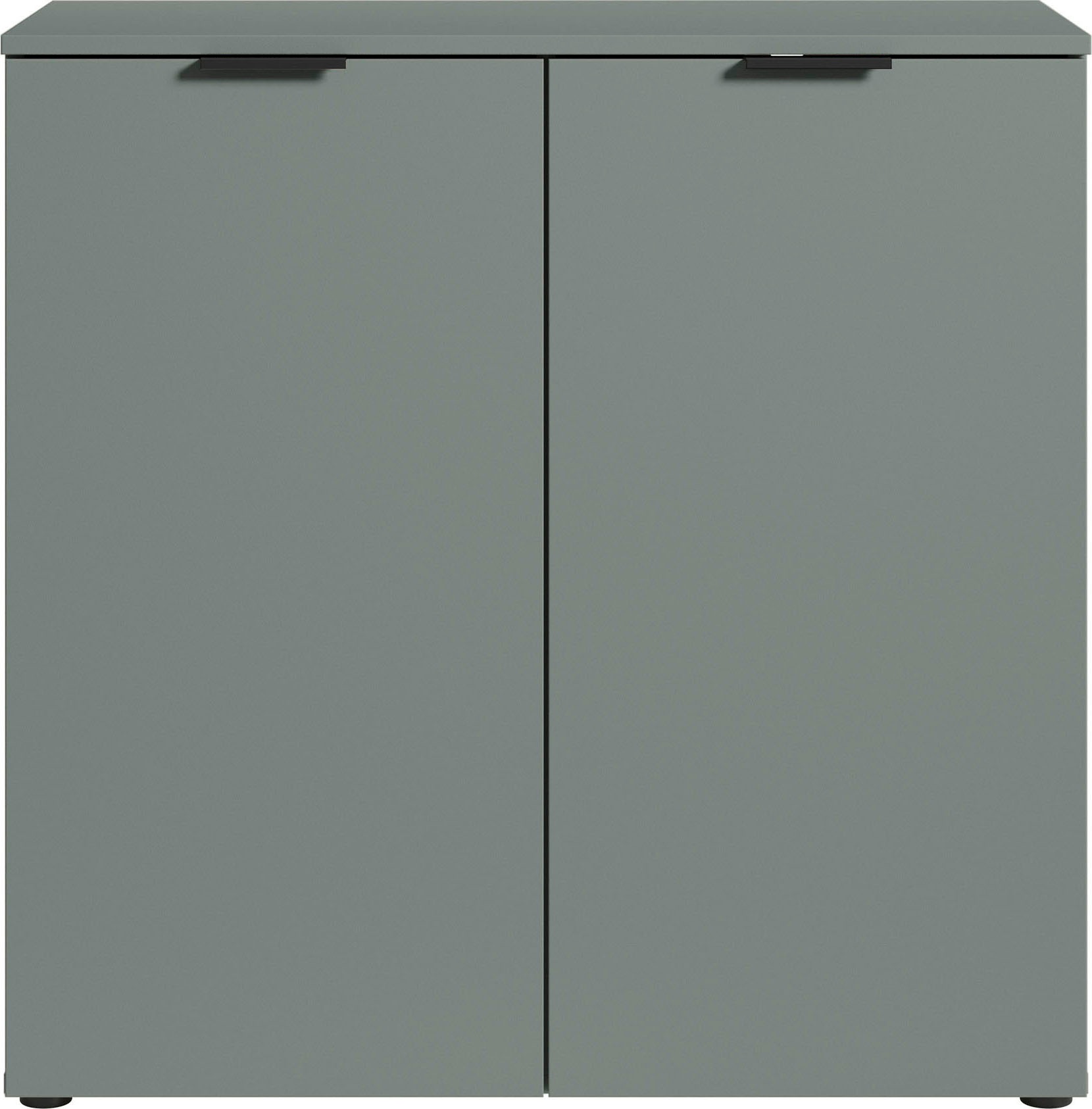 Thumbnail - HBZ Sideboard "Linz Kommode, BxHxT 90x90x40cm" 1 Stk. tlg. Breite 90cm,Lip-Griff,Melaminbeschichtung