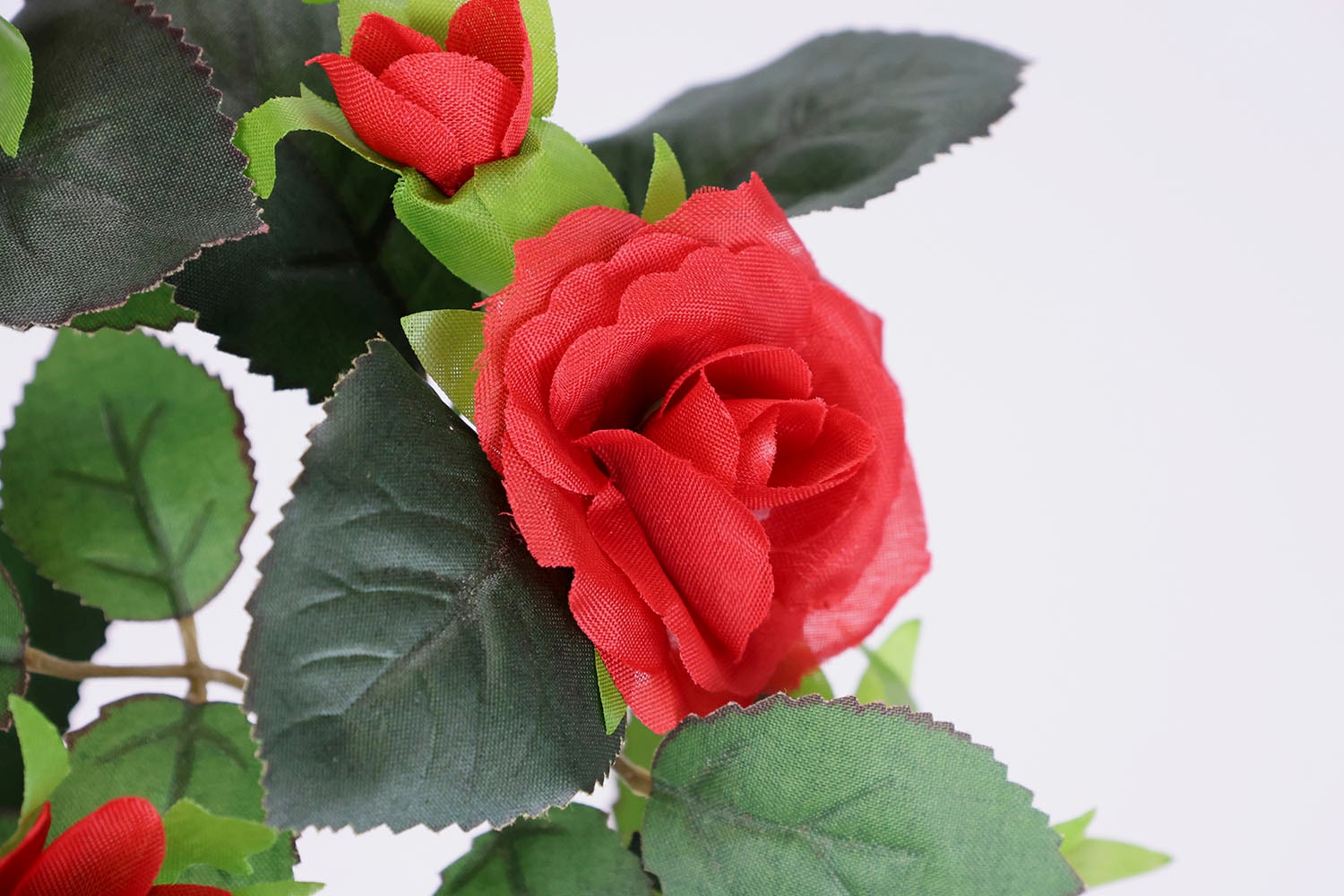 I.GE.A. Kunstblume »Künstlicher Rosenbusch«, Kunstrose Blume Strauß Bouquet Rosen Rosenbouquet Wildrose