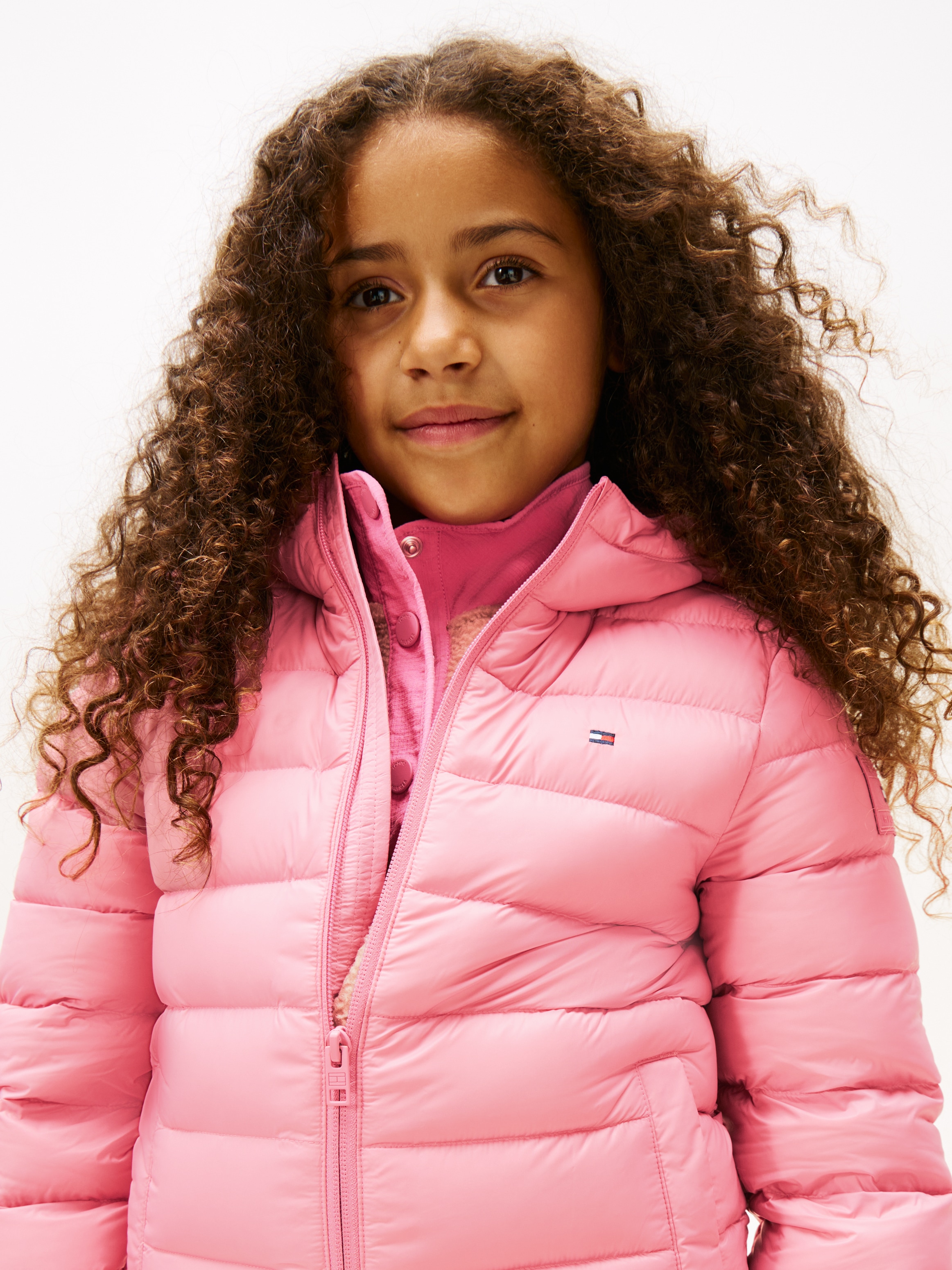 Tommy Hilfiger Steppjacke »U LIGHT DOWN HOODED JACKET« mit Kapuze Kinder bis 16 Jahre