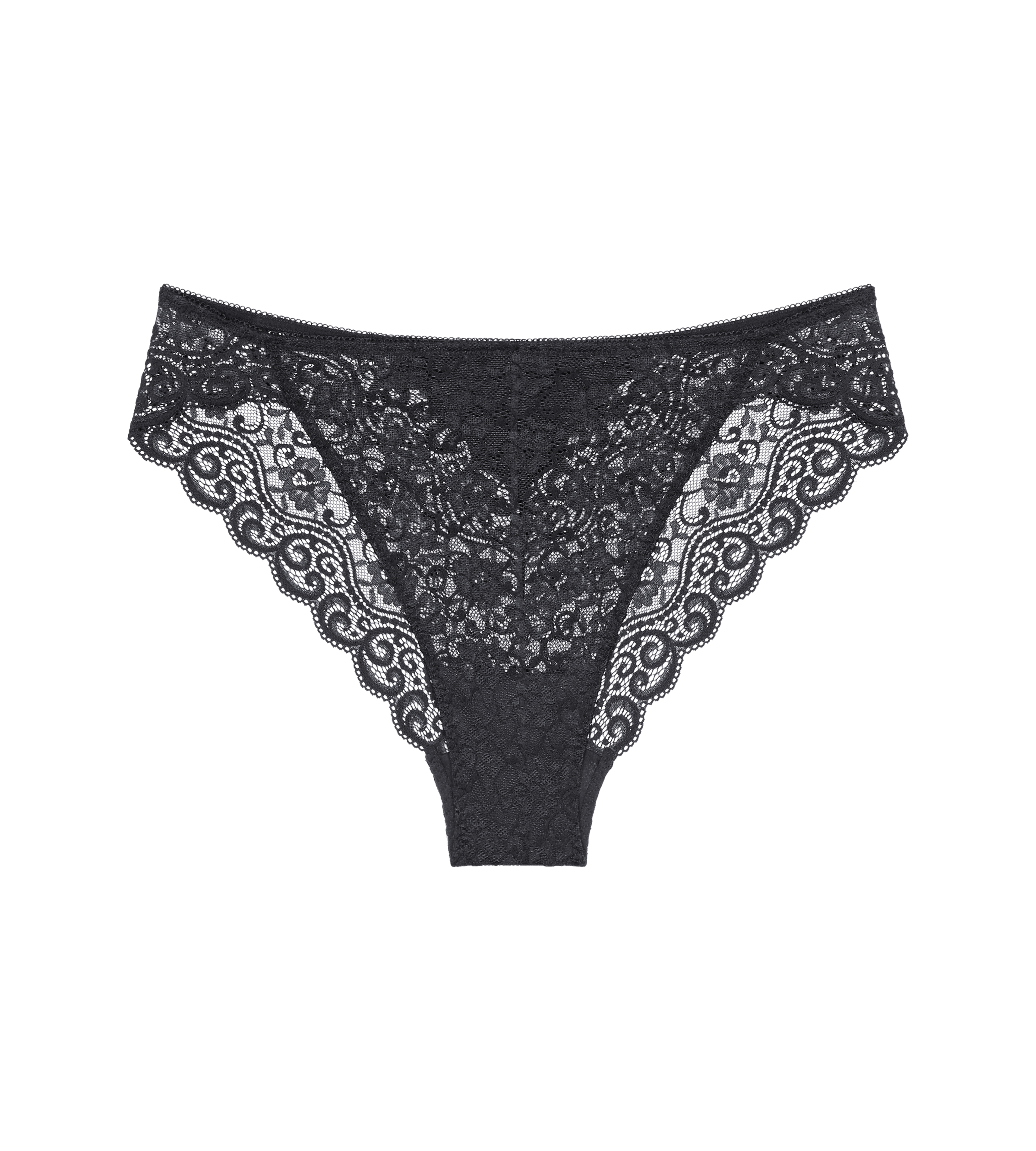 Tai-Slip TRIUMPH "Amourette", Damen, Gr. 44, schwarz, Spitze, Obermaterial: 77% Polyamid, 23% Elasthan. Spitze: 86% Polyamid, 14% Elasthan, unifarben, körpernah, Unterhosen, Stretch-Spitze, hoher Beinausschnitt 8