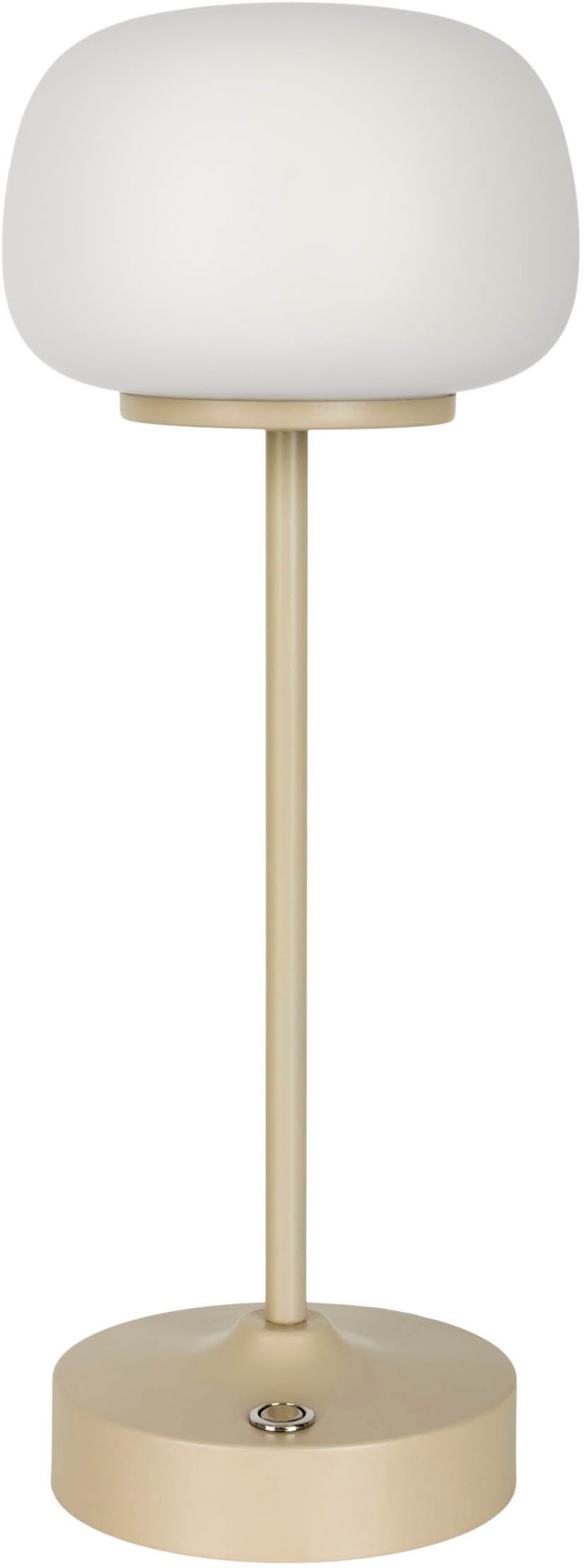 näve LED Tischleuchte »Pina«, 1 flammig, Leuchtmittel LED-Modul | LED wechselbar, Akku aufladbar, USB Typ C inkl. Kabel 100cm, Touch, dimmbar