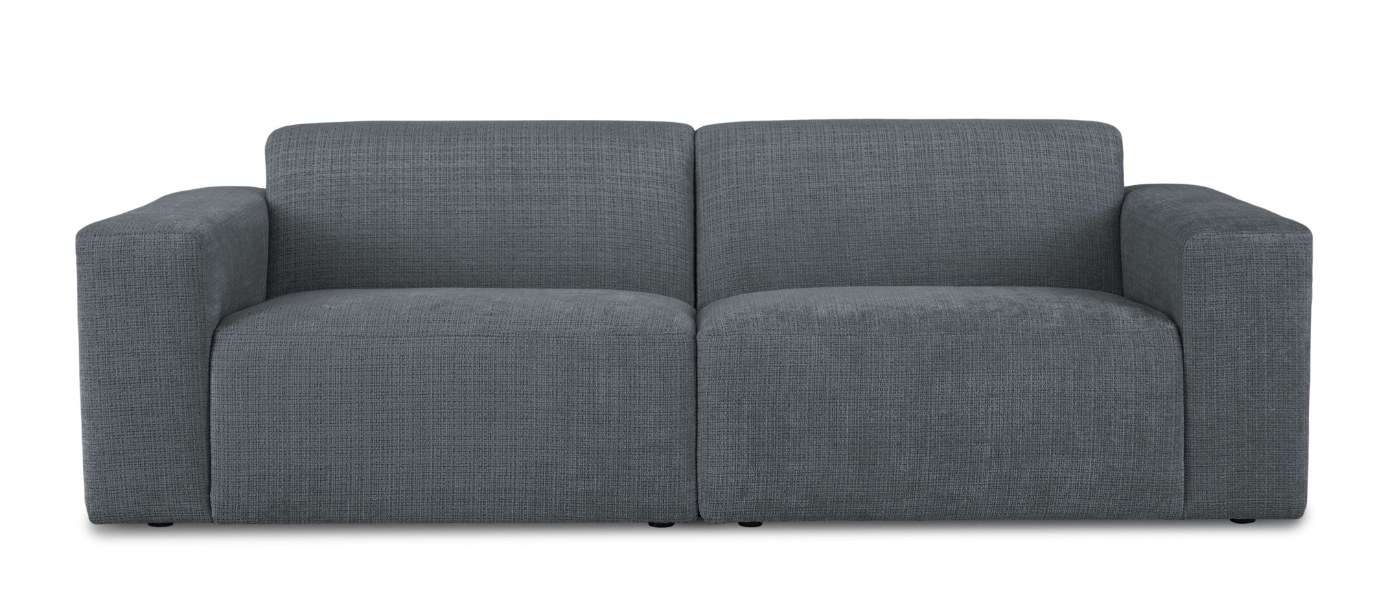 OTTO home 3-Sitzer »Koa, 228 cm, Modulsofa in Cord, Chenille, Struktur, Webstoff« Designsofa, weicher Lounge-Sitzkomfort, Welleunterfederung, bodentief