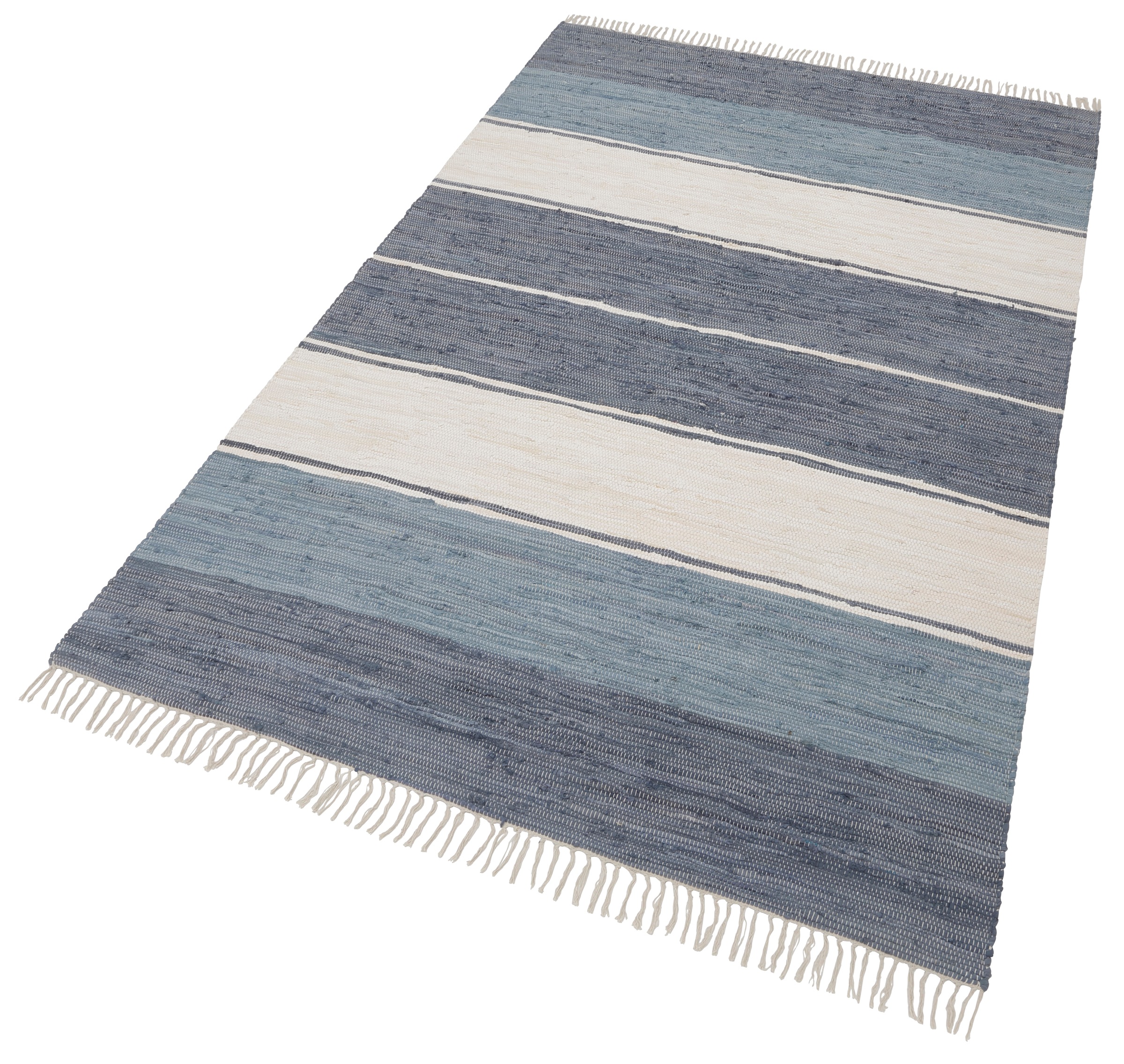 my home Teppich "Merle" rechteckig 5 mm Höhe Flachgewebe, Wendeteppich, ges günstig online kaufen