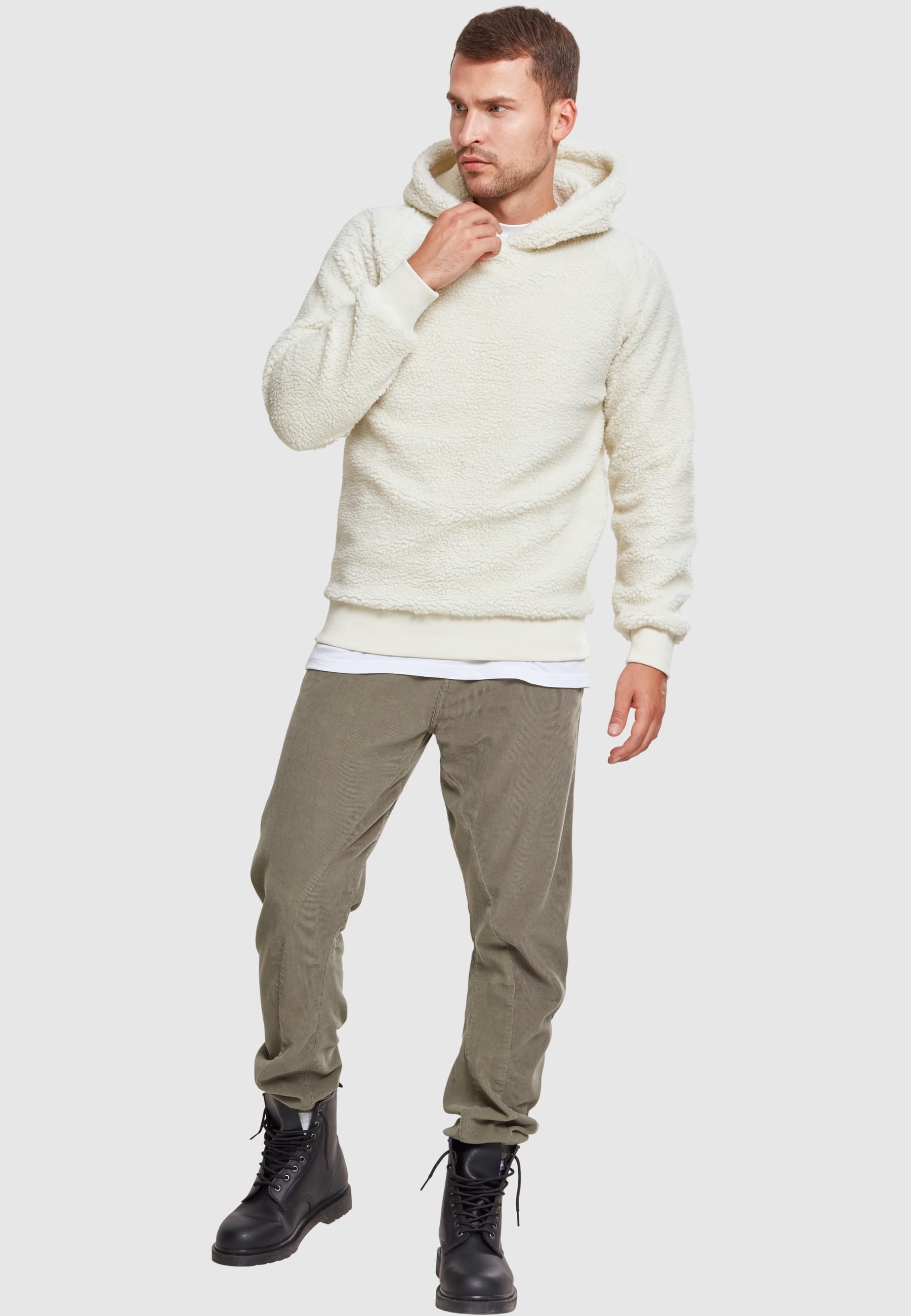 URBAN CLASSICS Stoffhose »Urban Classics Herren Corduroy Jog Pants«, (1 tlg.)