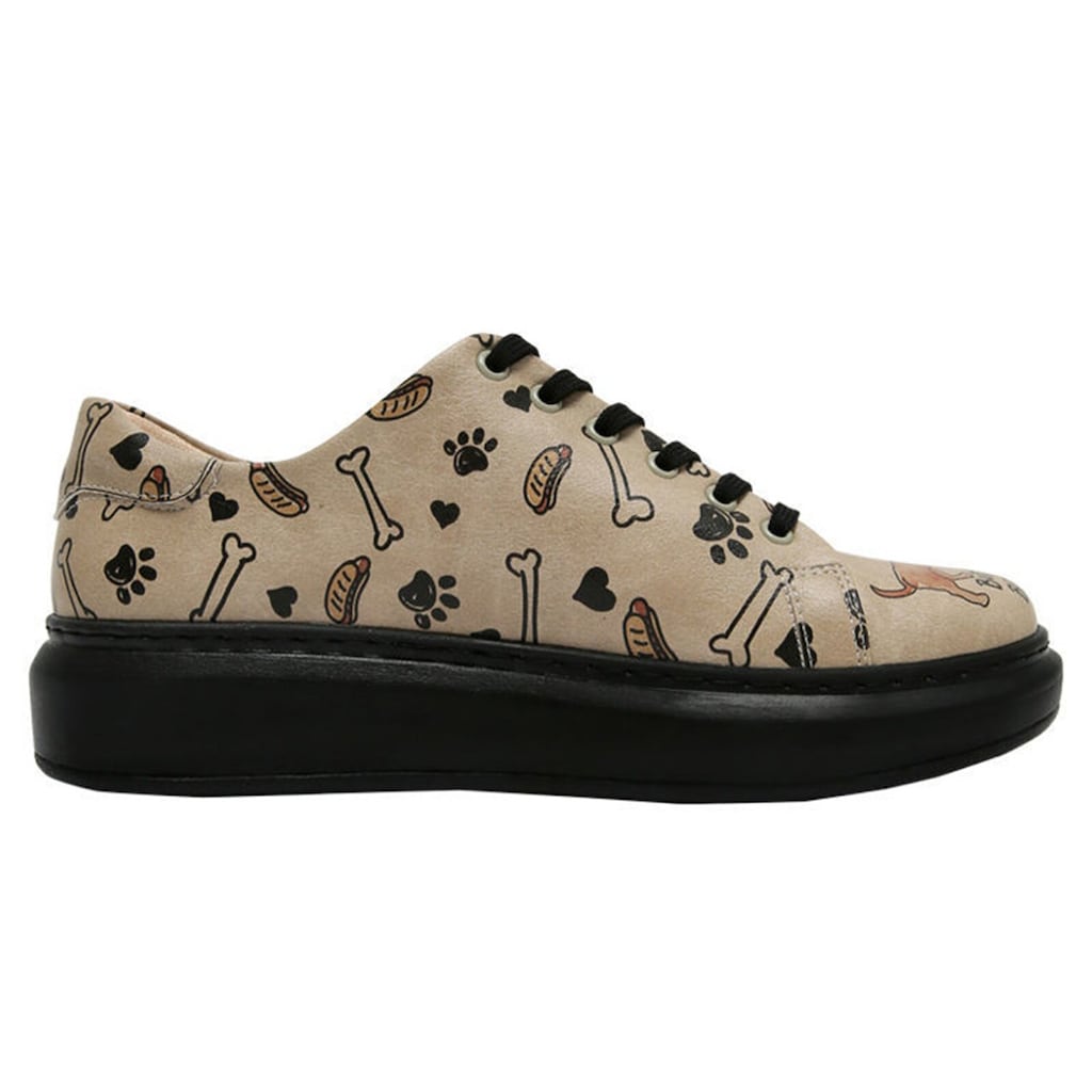 DOGO Plateausneaker »Call me Hotdog«, Vegan