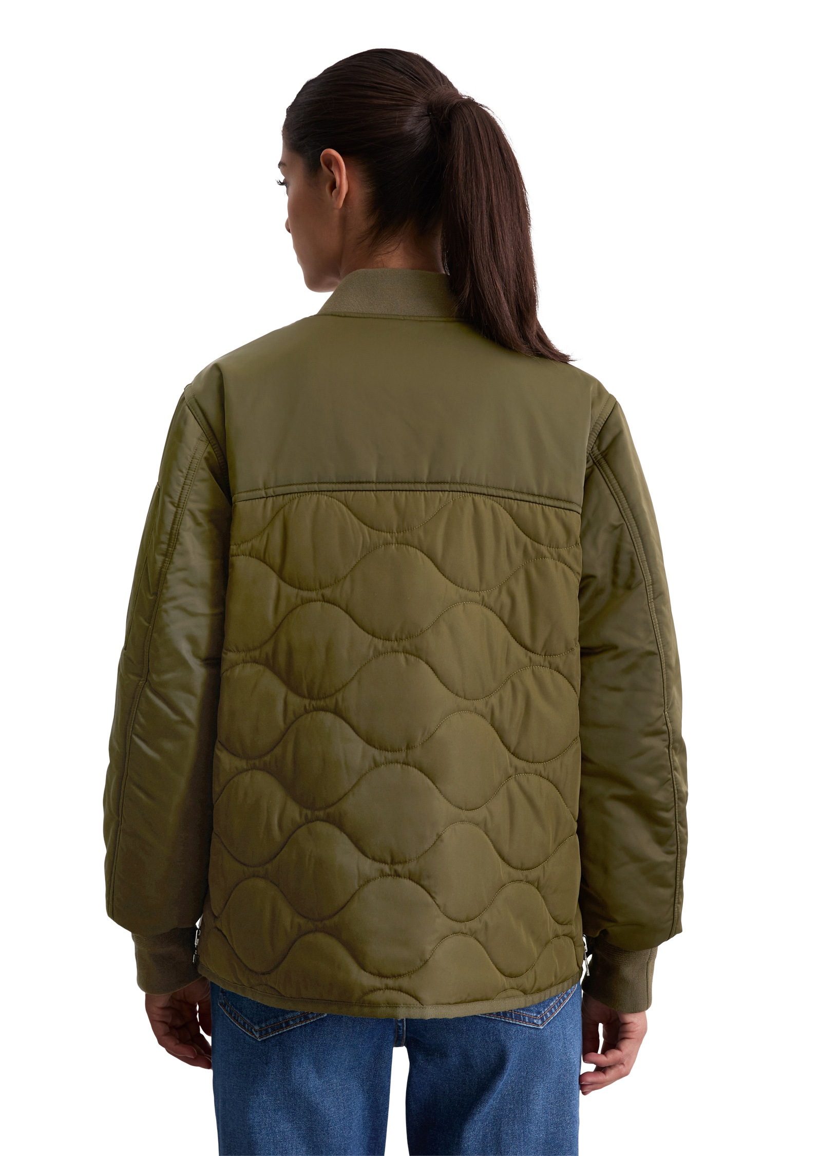 Marc O'Polo Outdoorjacke »im Cape-Stil«, ohne Kapuze