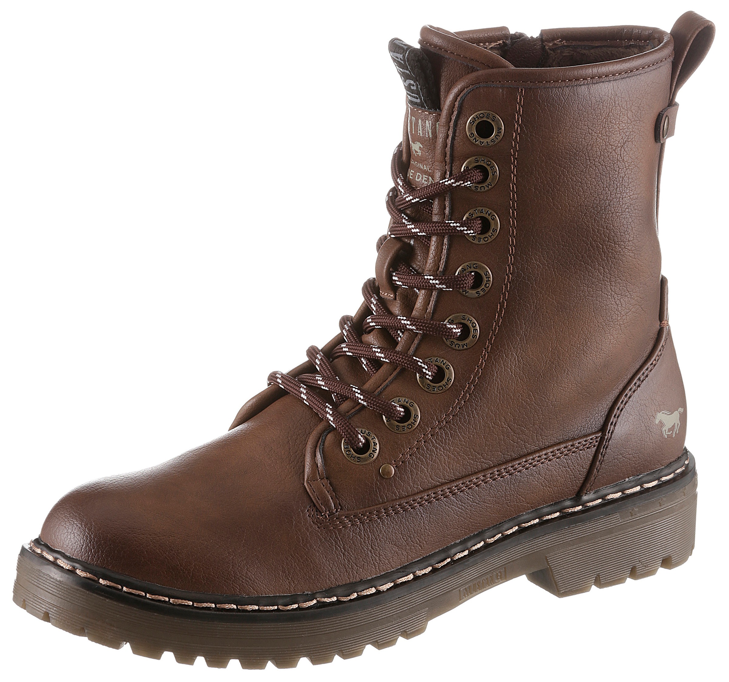 Mustang Shoes Schnürboots mit Profilsohle