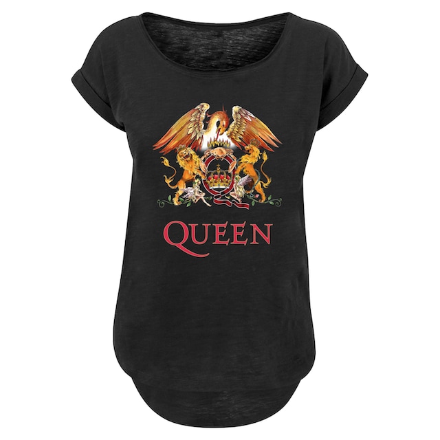 F4NT4STIC T-Shirt »Queen Rockband Classic Crest Black«, Print für bestellen  | BAUR