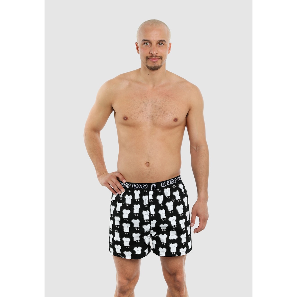 Lousy Livin Boxershorts »Toast & Zitrone 2 Pack«, (2 St.), im praktischen 2er-Pack