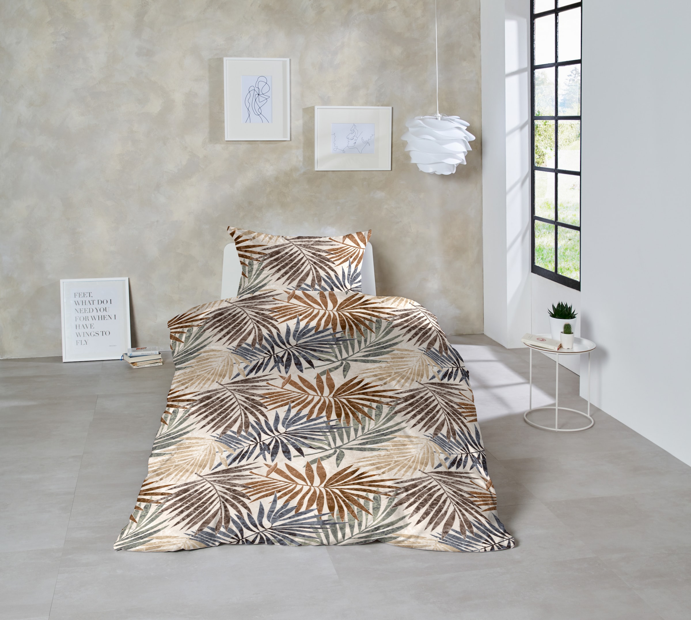 Primera Bettwäsche »Mako-Satin Bettwäsche Boho«, im natürlichen Boho Style