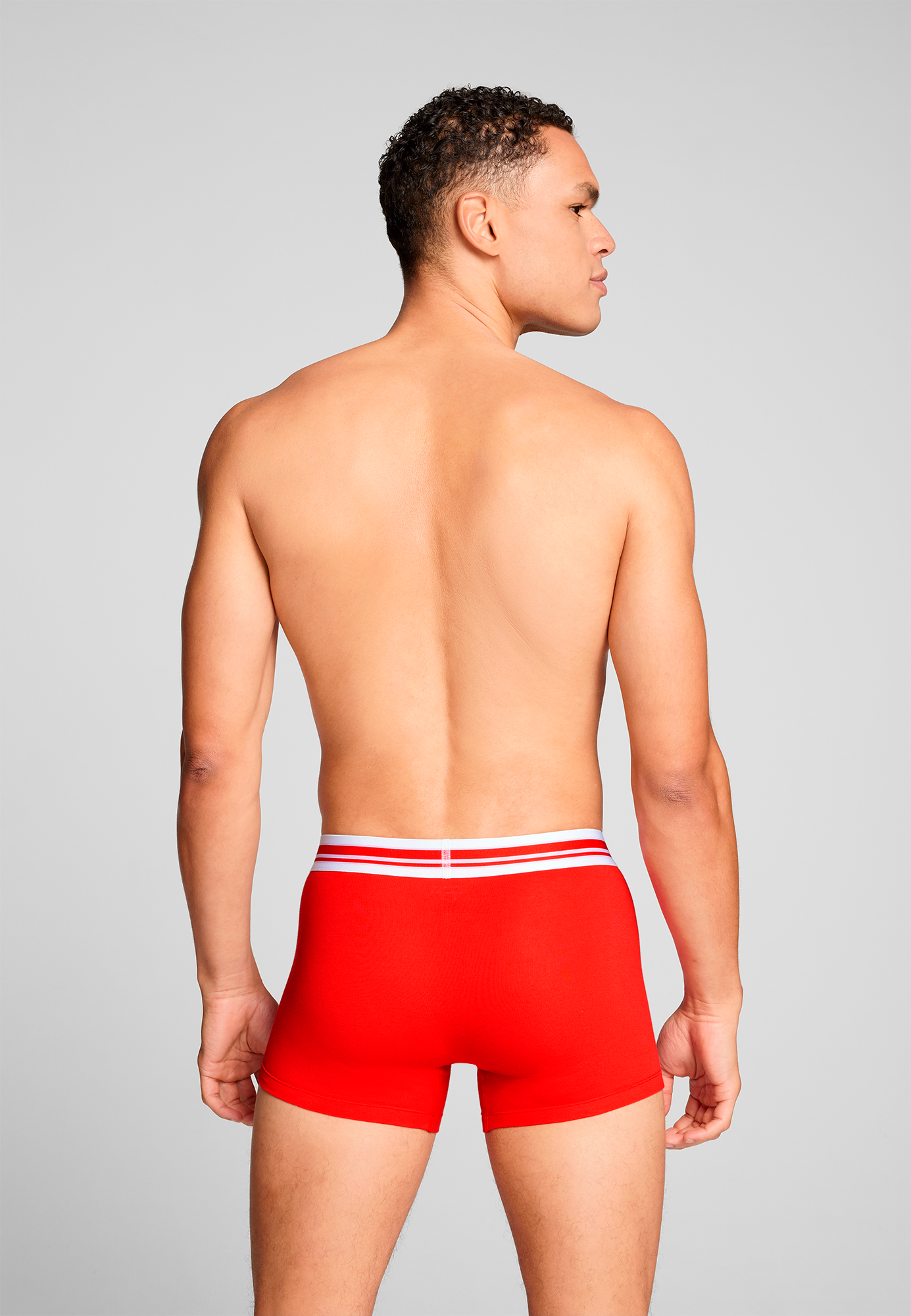 PUMA Boxershorts »PUMA MEN EVERYDAY PLACED LOGO BOXERS 2P« Packung, 2er Pack,  mit Logo Webbund