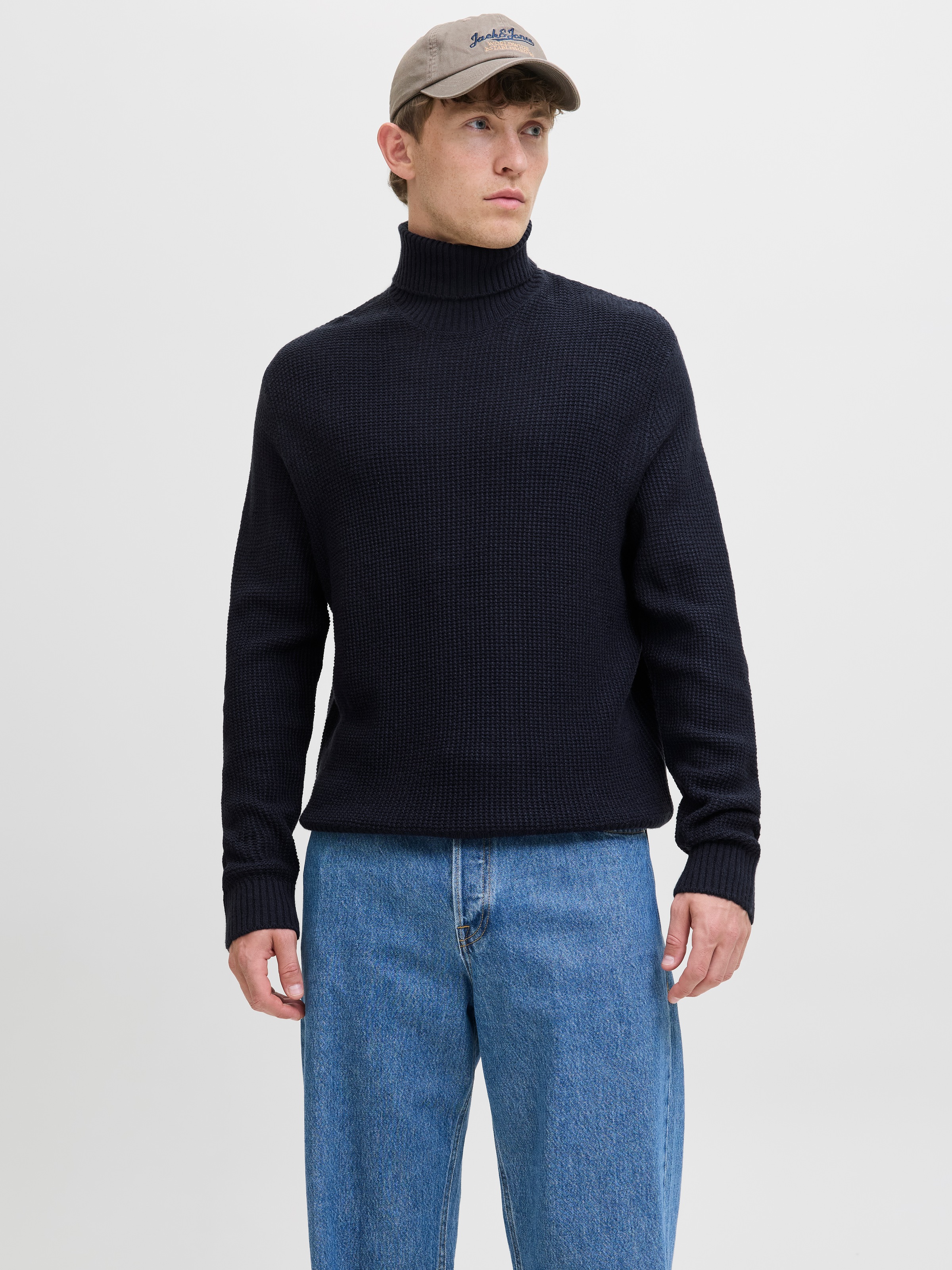 Jack & Jones Rollkragenpullover »JJROY KNIT ROLL NECK AW25«
