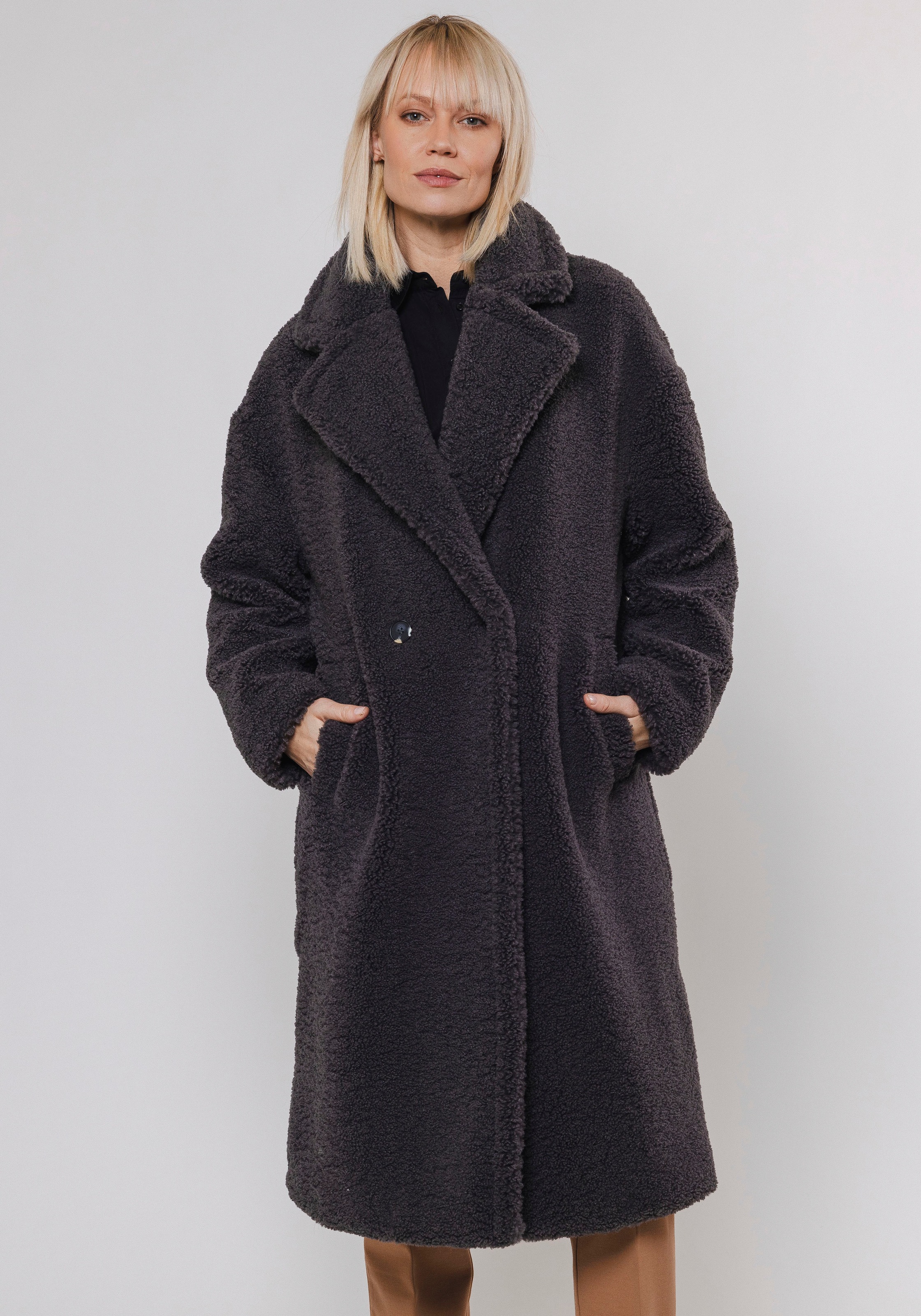 Rino & Pelle Wintermantel "ELICIA" in flauschiger Fell-Optik günstig online kaufen