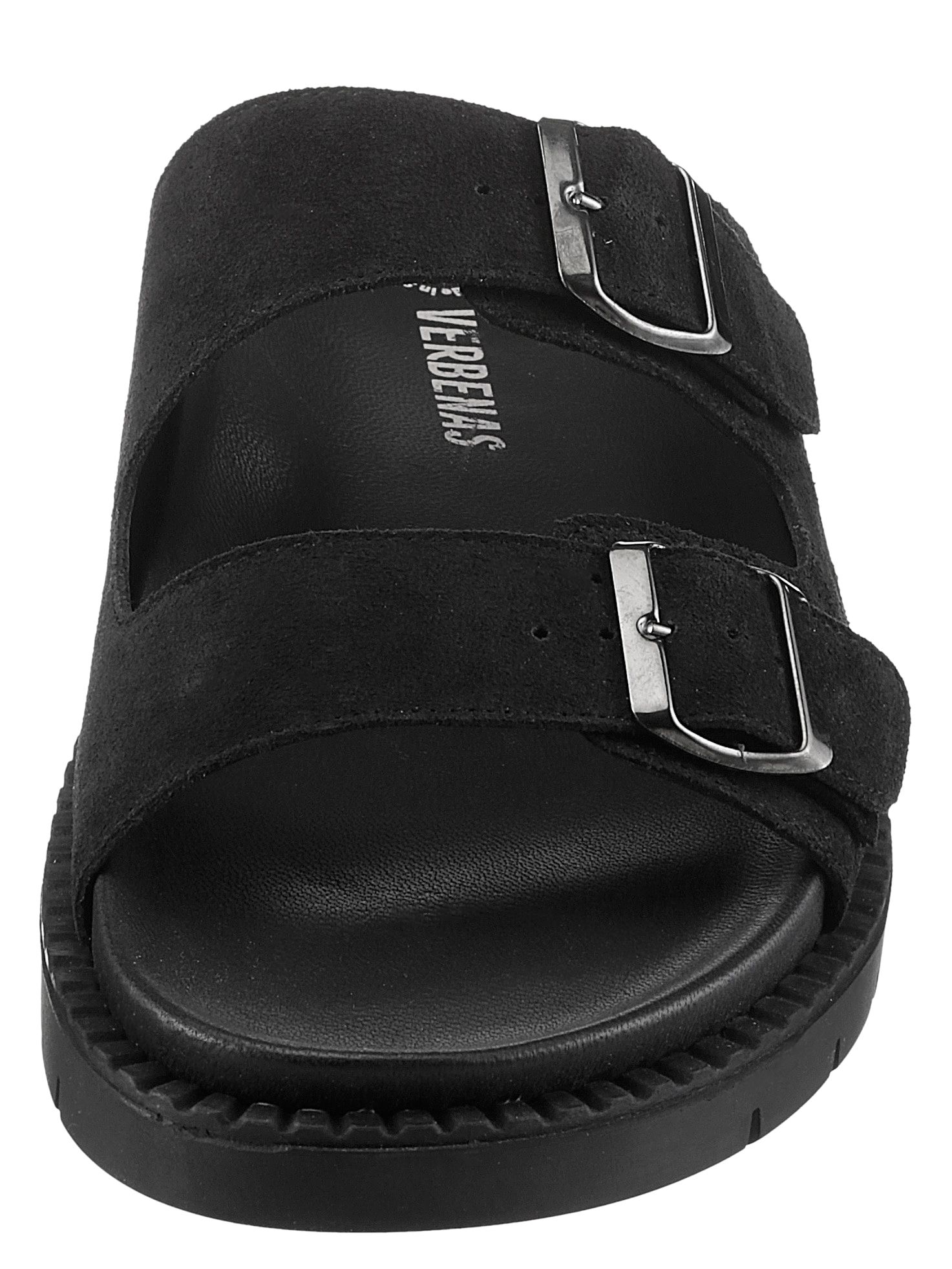VERBENAS Pantolette »Capri Serraje«, Sommerschuh, Schlappen, Hausschuh, Urlaubschuh aus feinem Leder