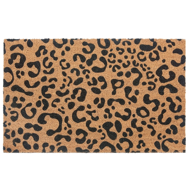 HANSE Home Fußmatte »Mix Mats Kokos Leopard Look«, rechteckig, Kokos,  Schmutzfangmatte, Outdoor, Rutschfest, Innen, Kokosmatte, Flur | BAUR