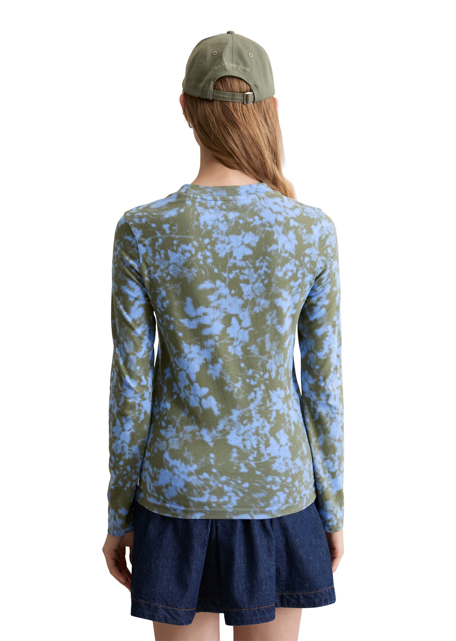 Thumbnail - Marc OPolo DENIM Langarmshirt "aus Print-Jersey"