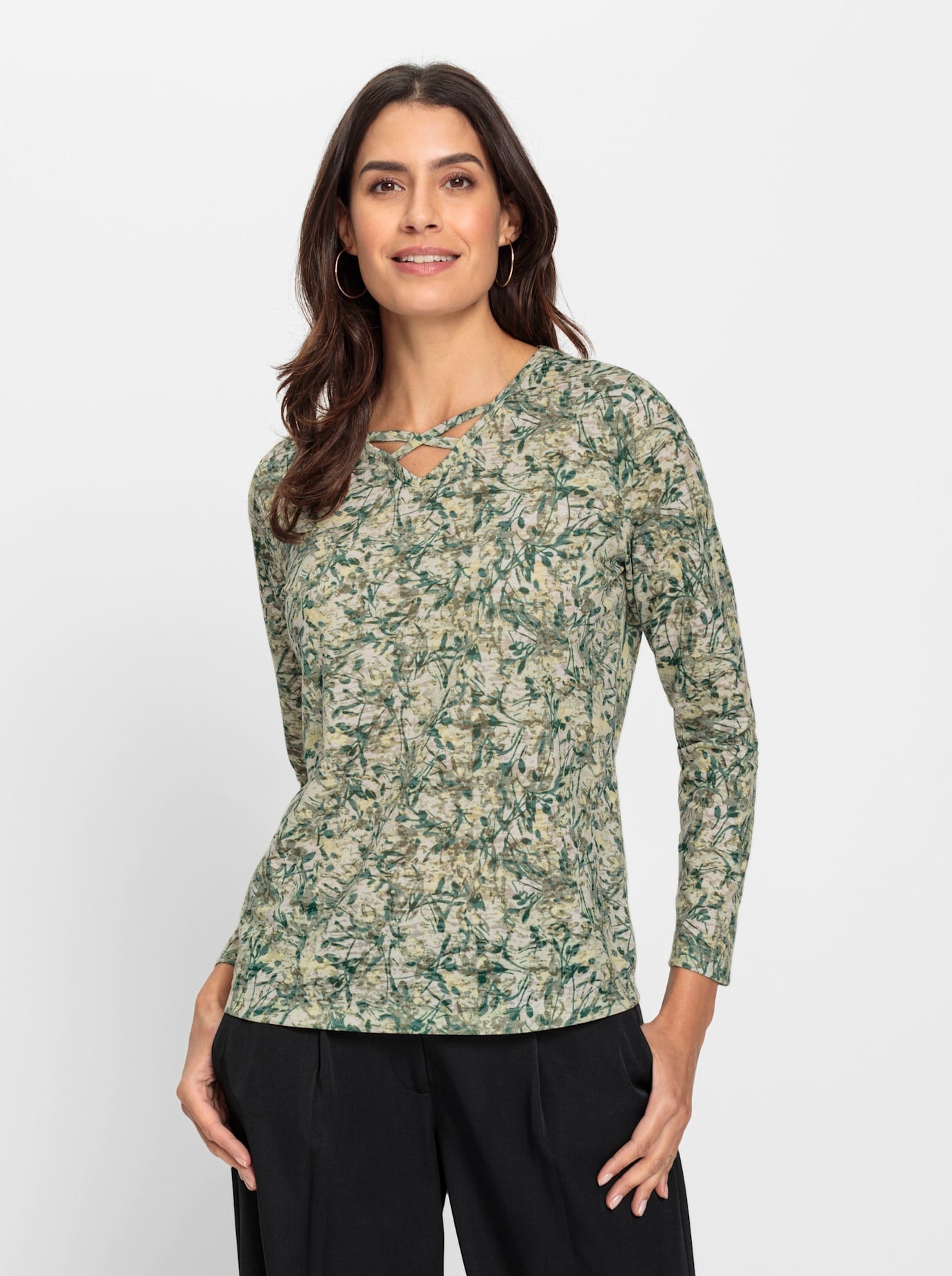 Inspirationen Langarmshirt »Shirt«, (1 tlg.)