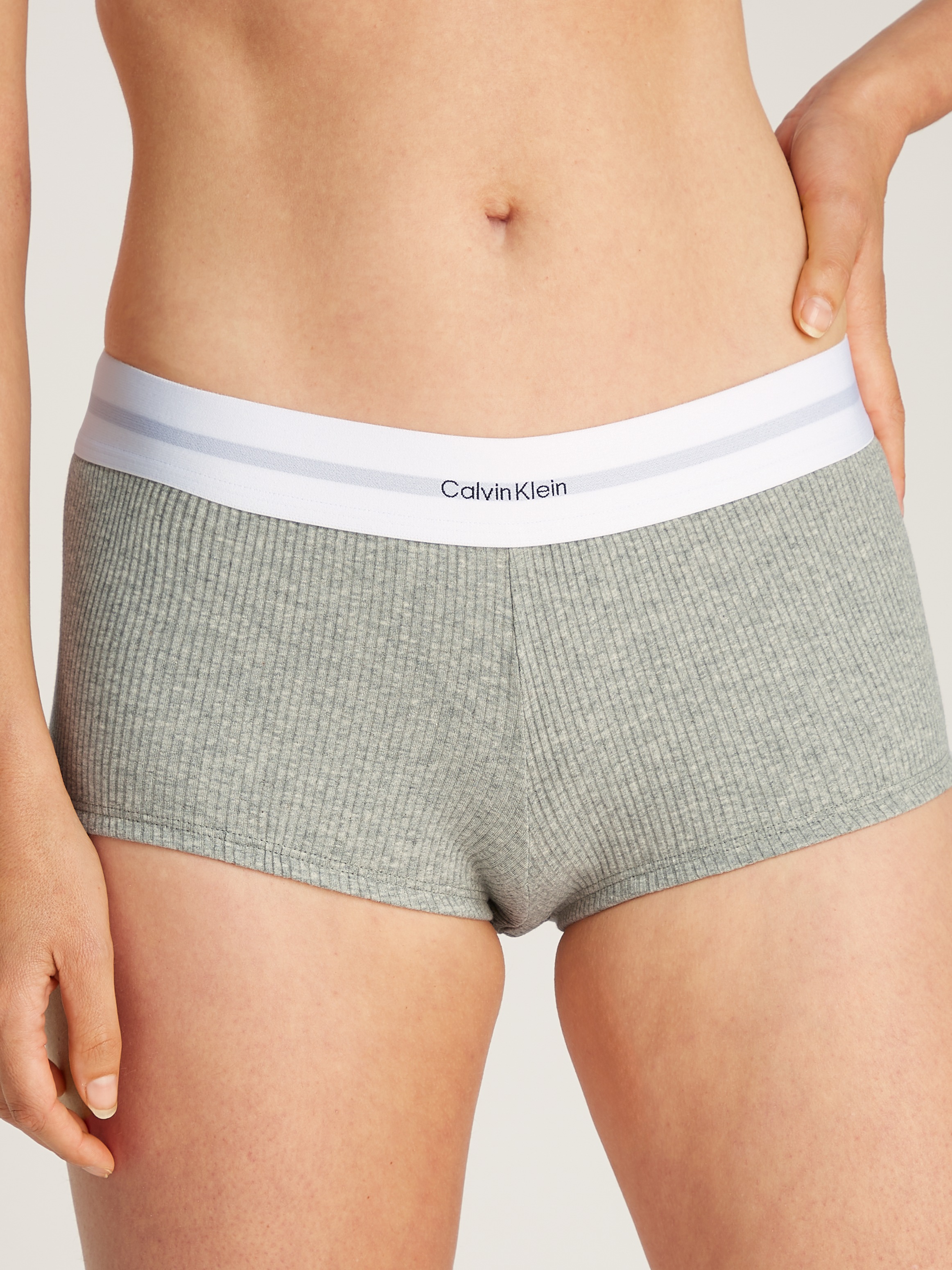 Calvin Klein Underwear Boxershorts "BOYSHORT" mit Rippenstruktur günstig online kaufen