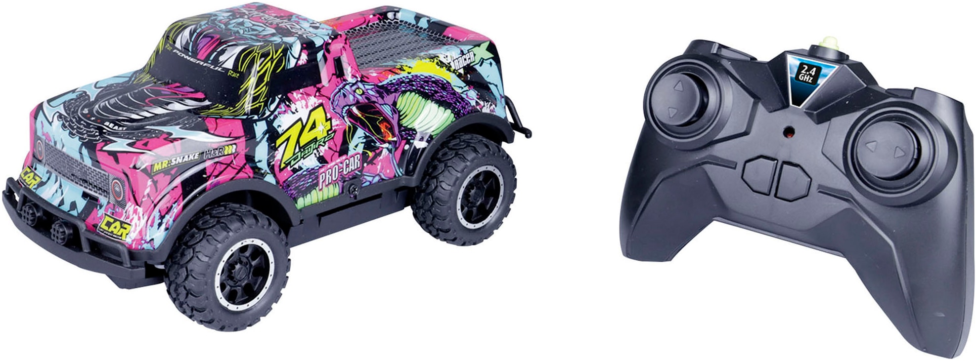 Revell® RC-Monstertruck »Revell® control, Ghost Driver, 2,4 GHZ, lila«, mit LED-Beleuchtung