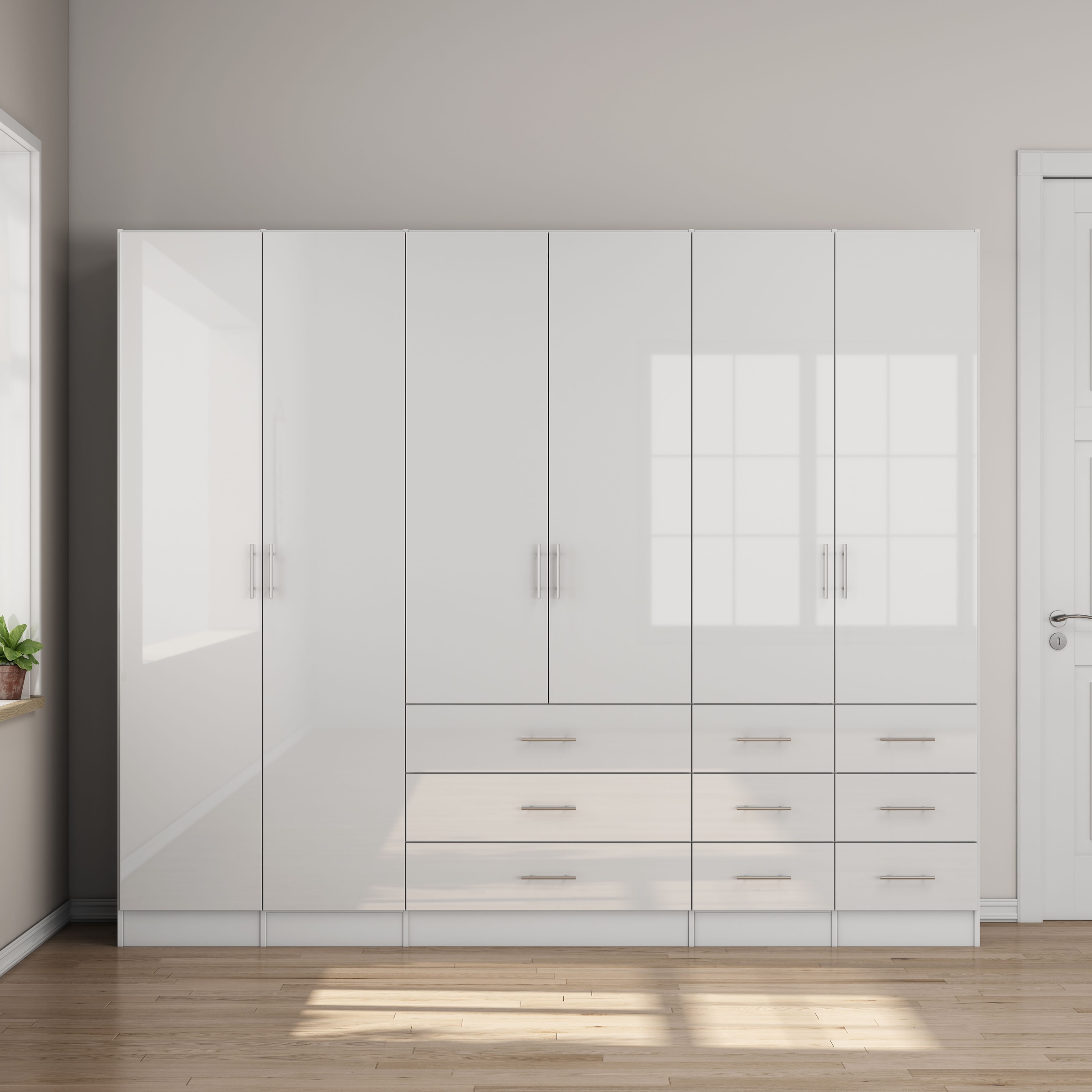 OTTO home Kleiderschrank »Trento Schlafzimmerschrank Garderobe Hochglanz Bestseller«