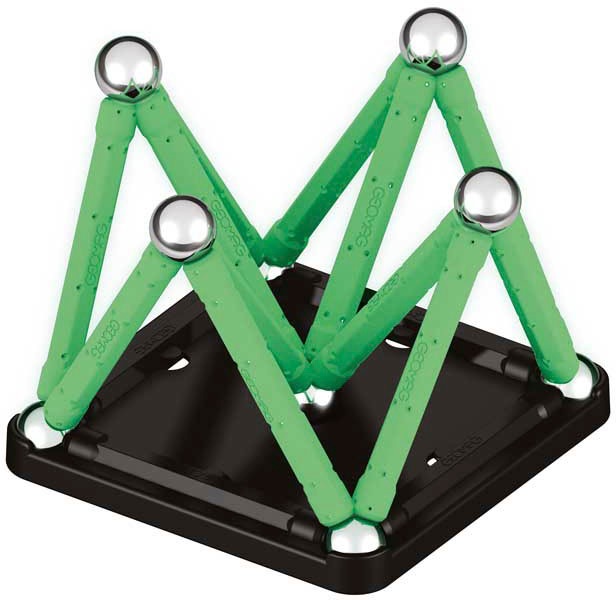 Geomag™ Magnetspielbausteine »GEOMAG™ Glow, Recycled«, (25 St.), aus recyceltem Material; Made in Europe