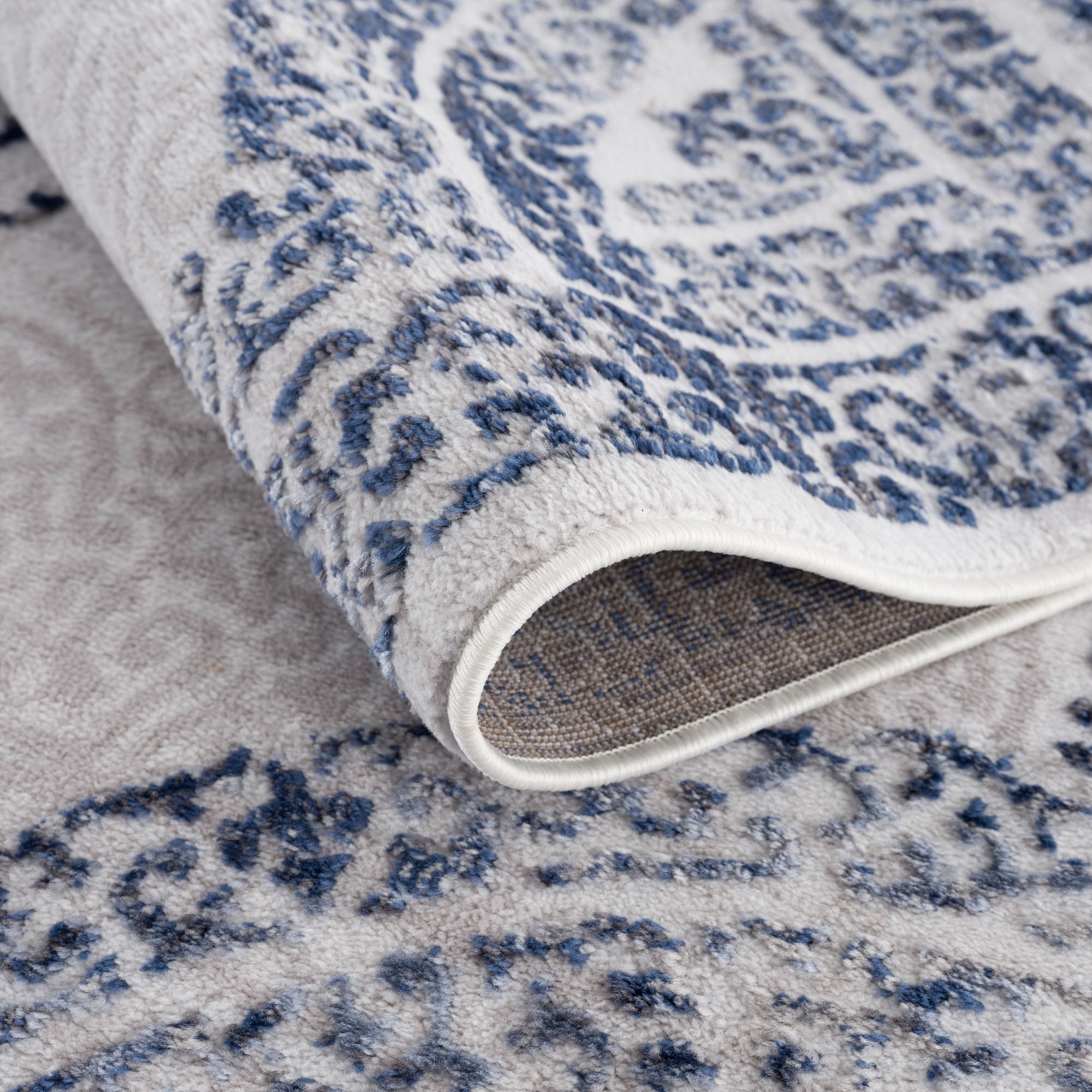 Sanat Teppich »Evra 7001«, rechteckig, 22 mm Höhe, Wohnzimmer, Kurzflor, modern