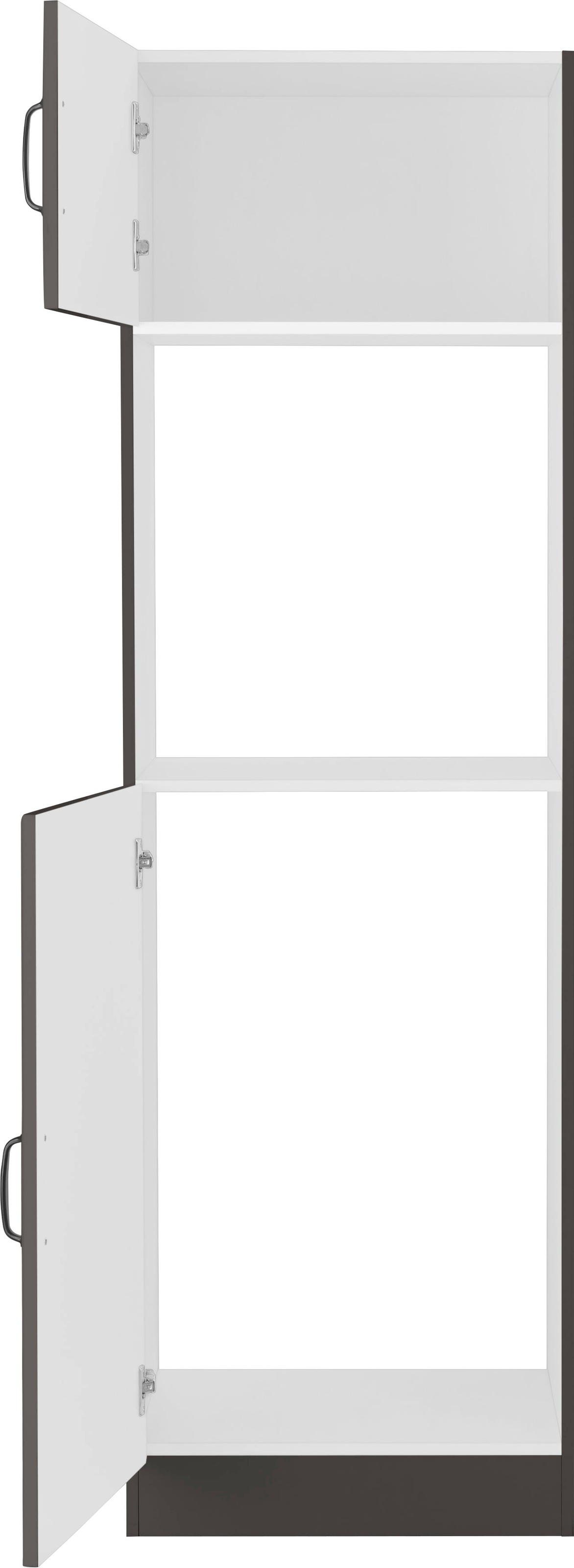 wiho Backofen/Kühlumbauschrank cm BAUR Küchen Kassettenfront | 60 mit breit »Erla«,
