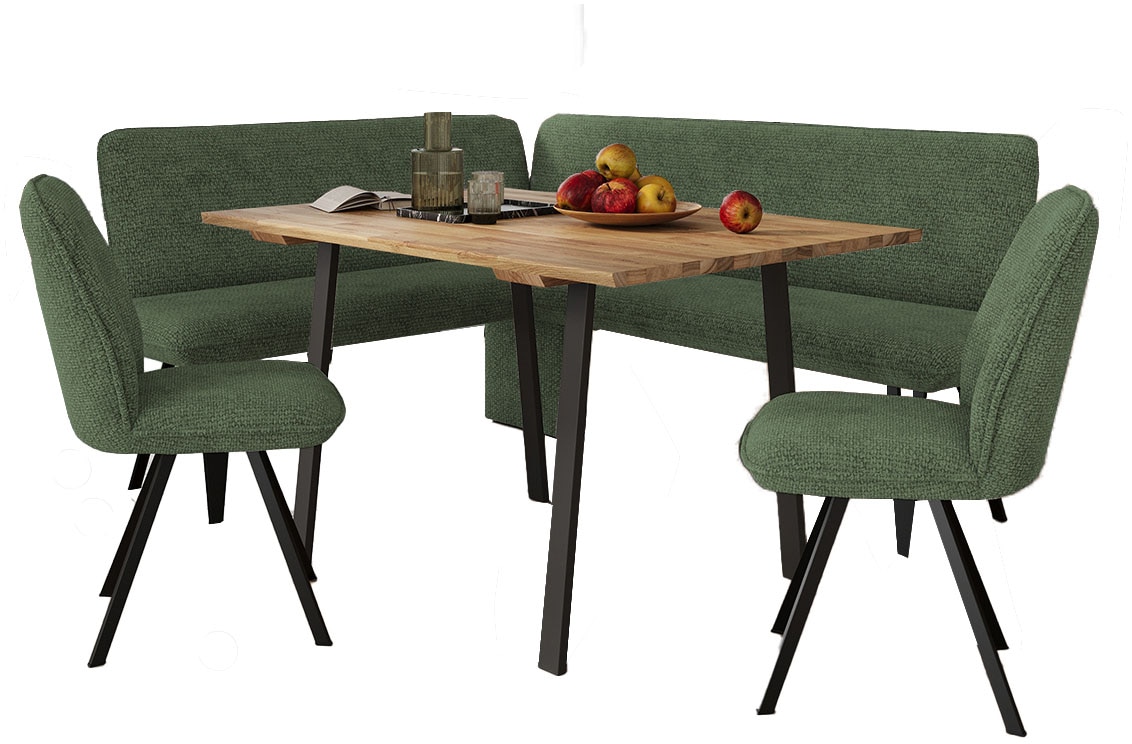 OTTO home Eckbankgruppe "Mily Essecke, Sitzgruppe, Eckbankgruppe, Küchenbankgruppe" Set, 4er, 4 Stk. tlg. BESTSELLER