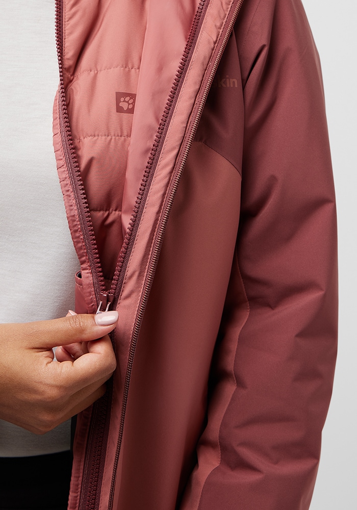 Jack Wolfskin 3-in-1-Funktionsjacke »HUNBERG 3IN1 JKT W«, mit Kapuze