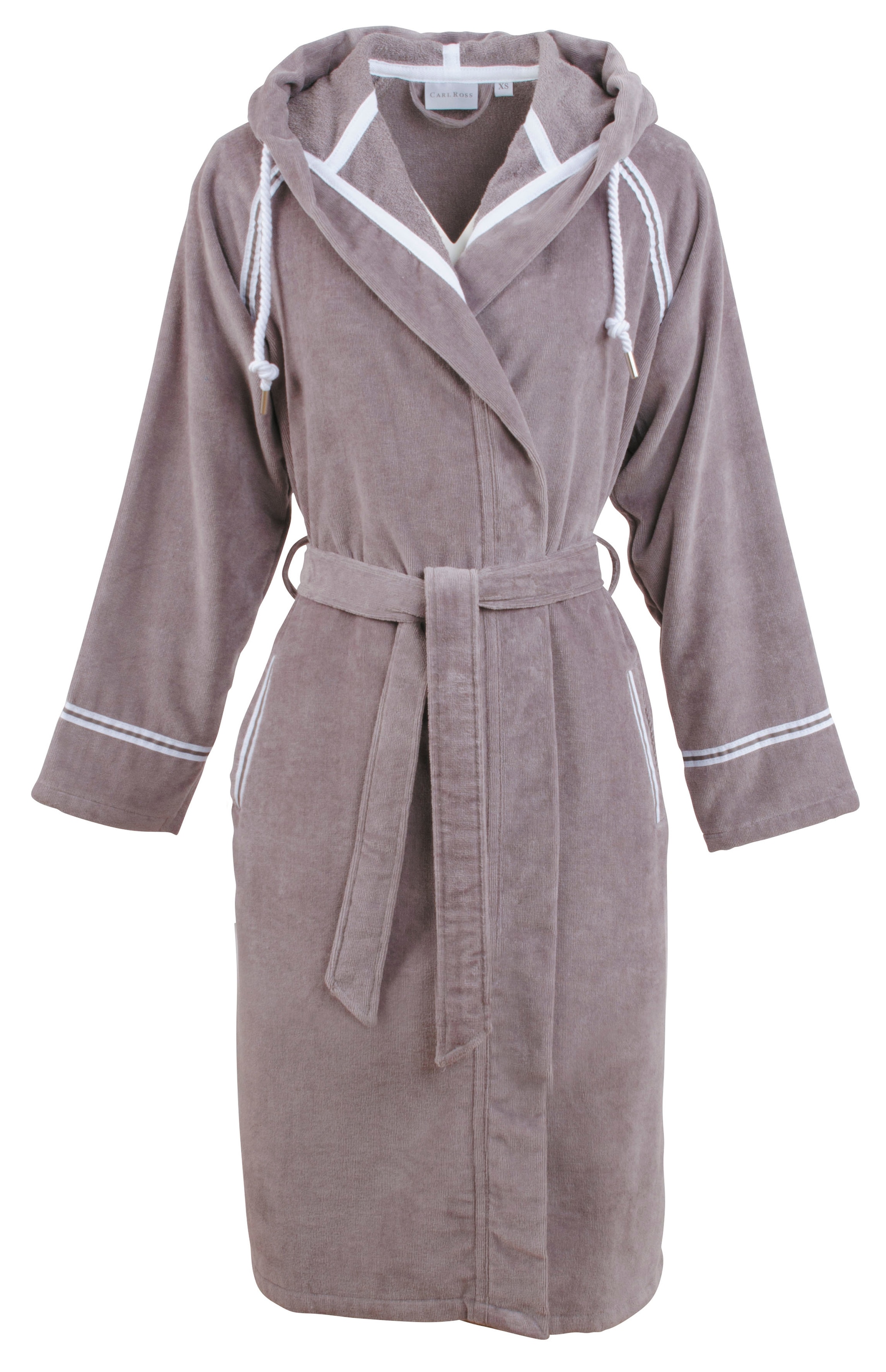 Carl Ross Unisex-Bademantel "438310" 1 Stk. Midilänge günstig online kaufen