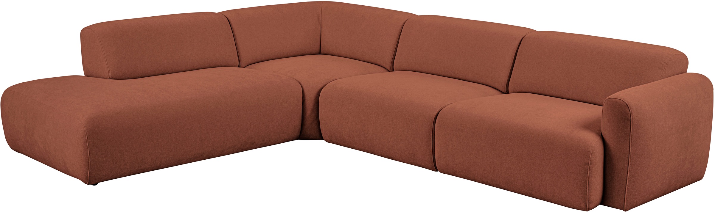 andas Ecksofa »Myrland«, Breite 241 cm, Chenille, Easy Clean Stoff, mit Kaltschaum