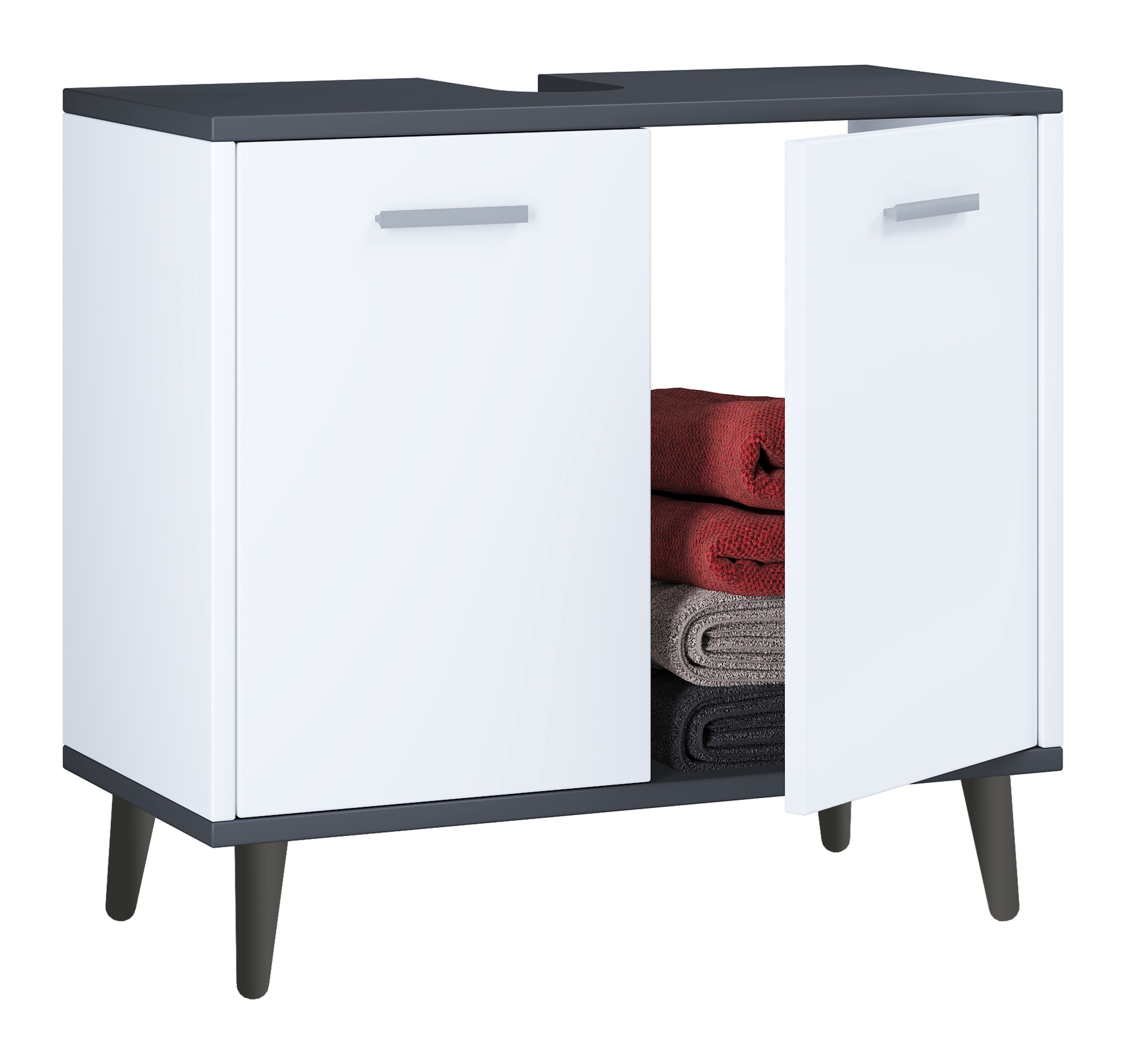 VCM Waschbeckenschrank "Holz Badmöbel Badunterschrank Waschbecken Landos" 1 günstig online kaufen