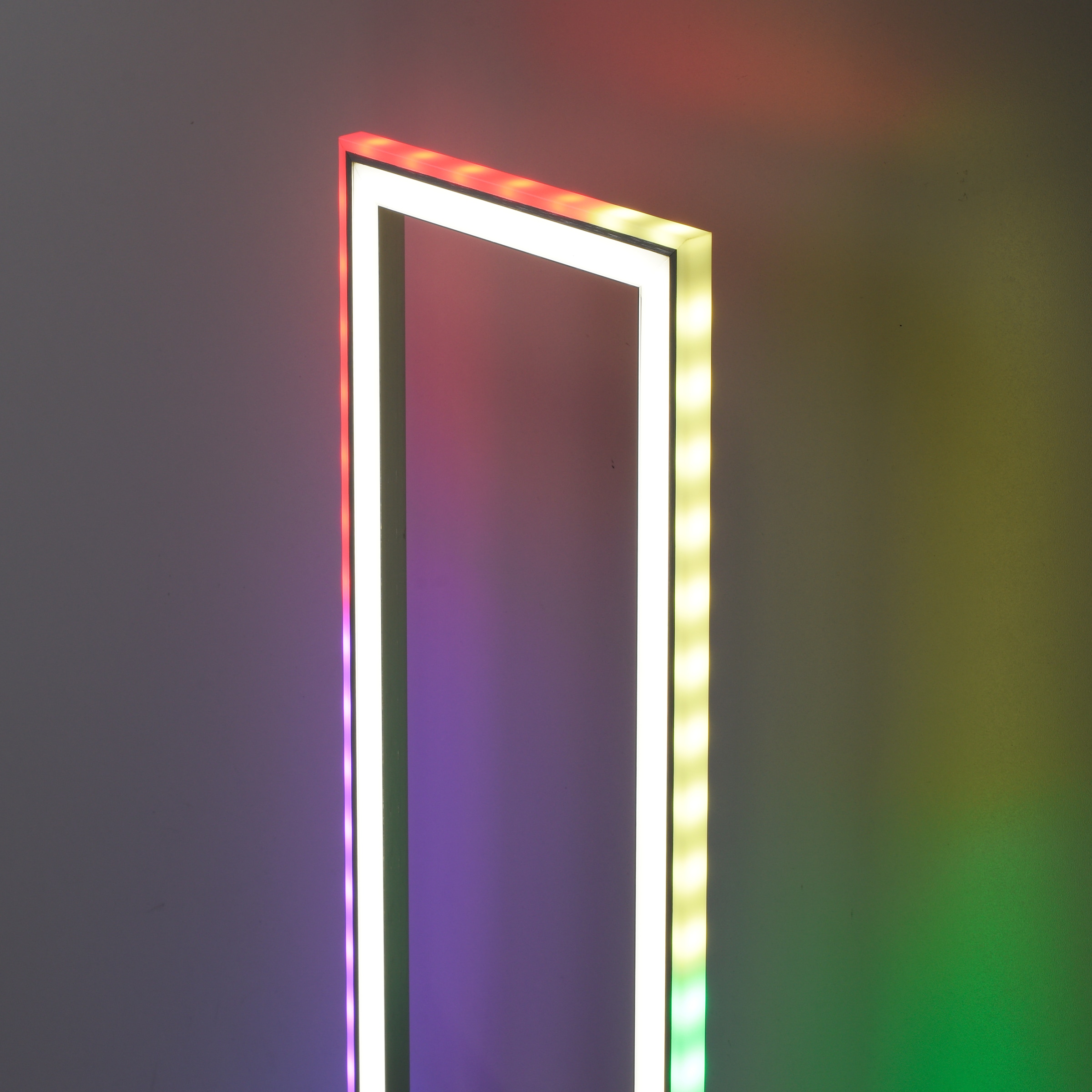 JUST LIGHT Stehlampe »FELIX60«, 2 flammig, Leuchtmittel LED-Board-LED-Board | LED fest integriert-LED fest integriert, LED, CCT - über Fernbedienung, RGB-Rainbow, Infrarot inkl.,Schalter