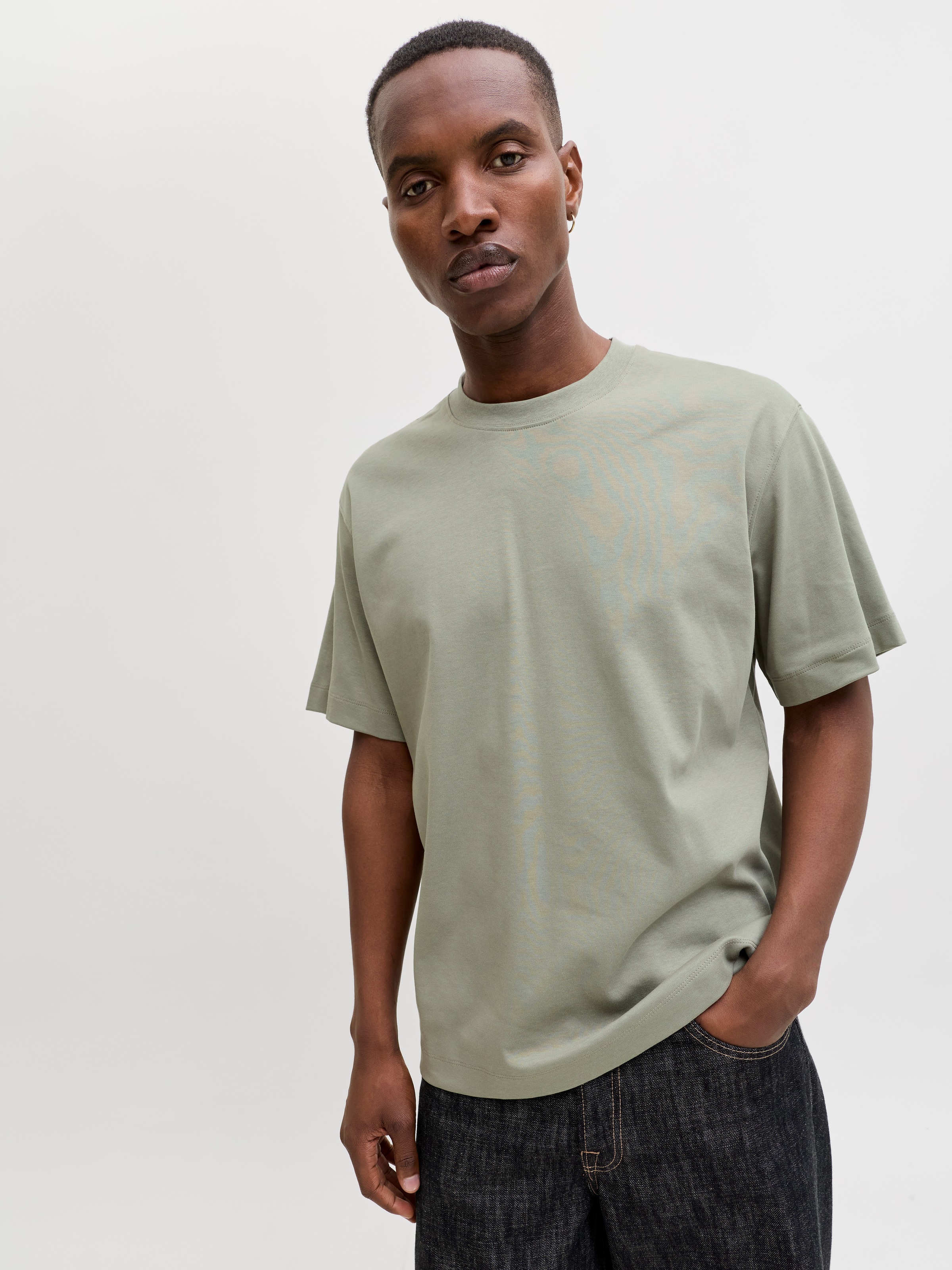 Jack & Jones "JJEURBAN EDGE TEE SS O-NECK NOOS" mit Rundhalsausschnitt günstig online kaufen