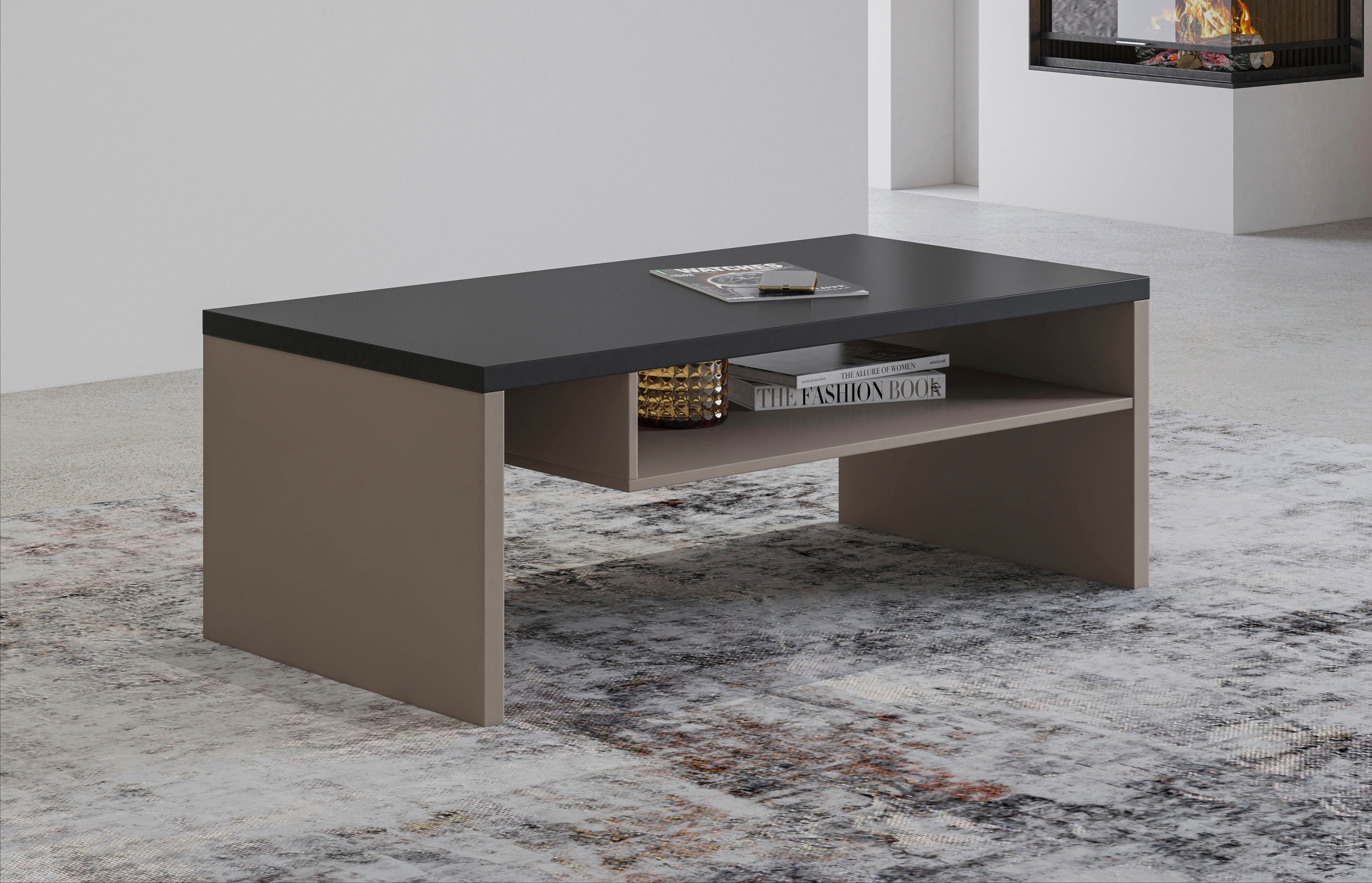 OTTO home Couchtisch "Cross, Breite 120 cm, moderner Sofatisch für Wohnzimm günstig online kaufen